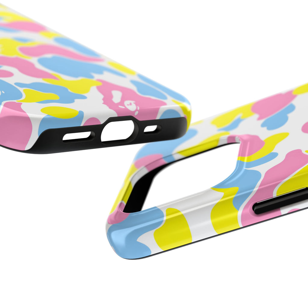 Multicolor Bape Print Phone Case