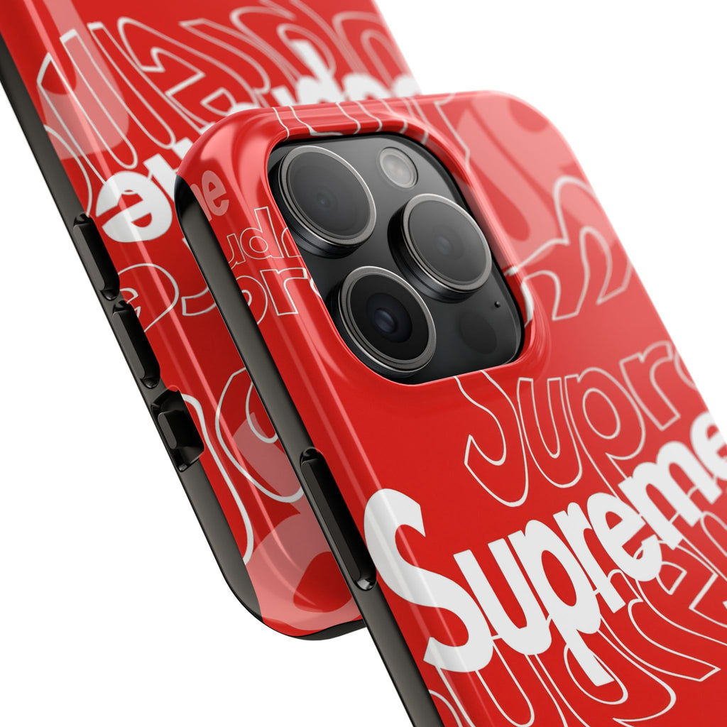 Red Supreme All-Over Phone Case