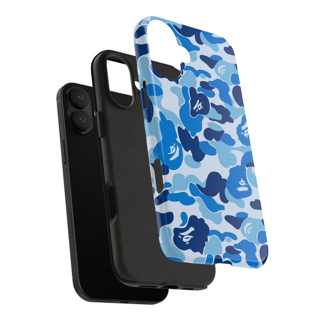 Blue Bape Print Phone Case