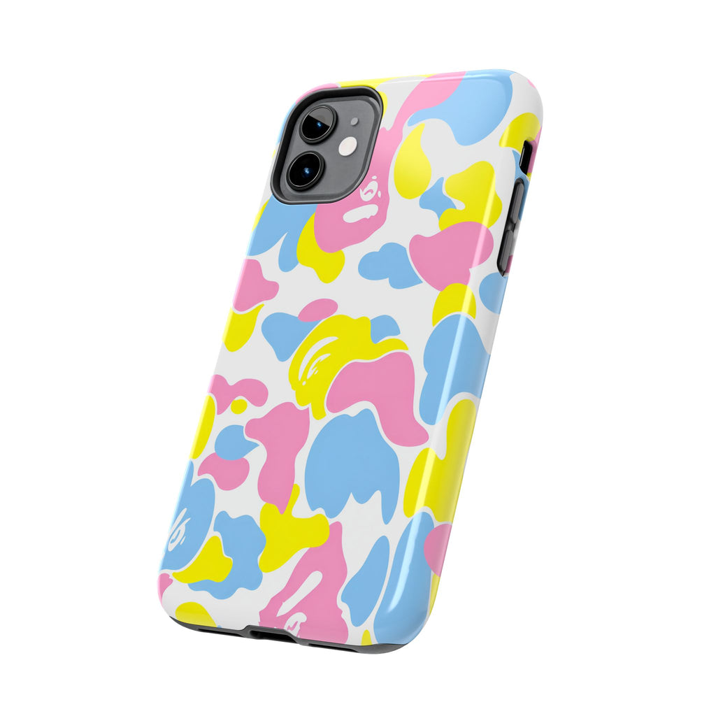 Multicolor Bape Print Phone Case