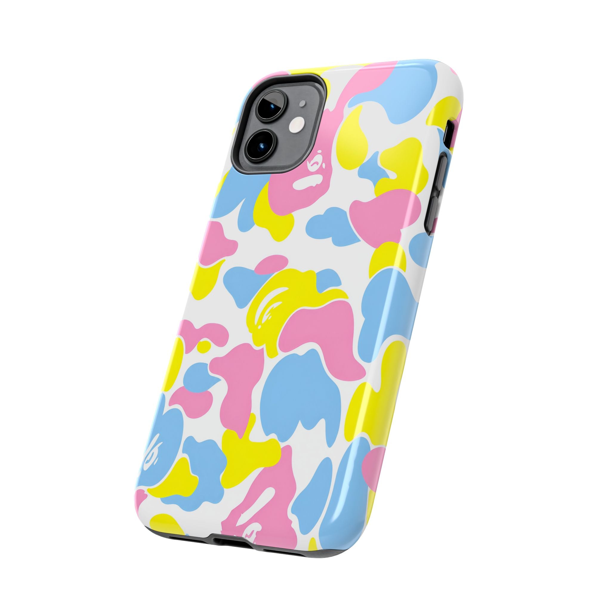 Multicolor Bape Print Phone Case