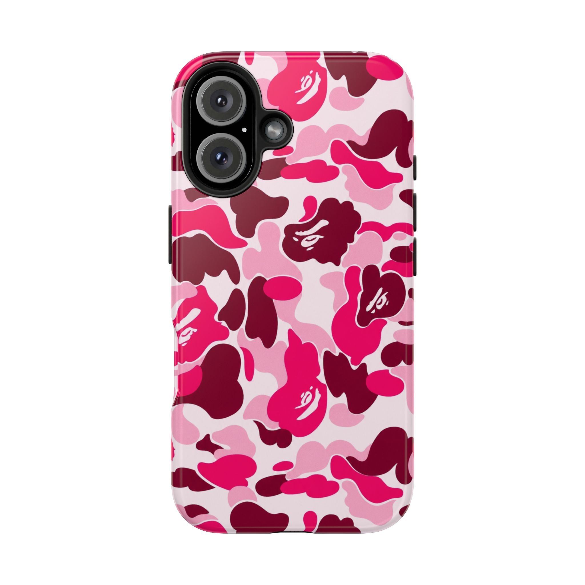 Pink Bape Print Phone Case