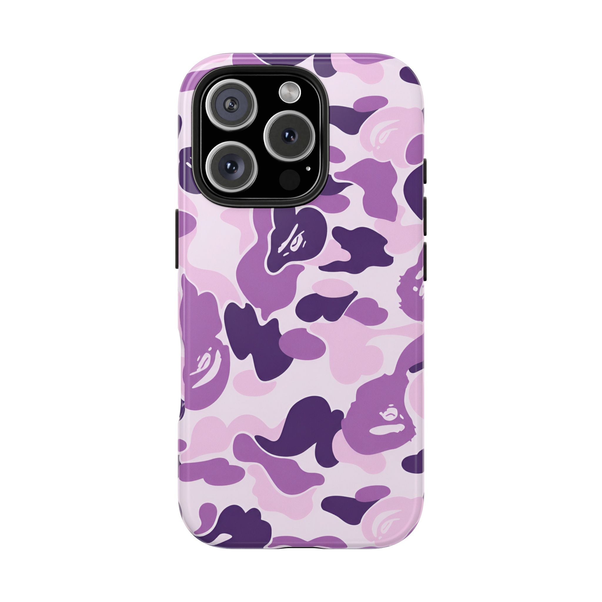 Purple Bape Print Phone Case