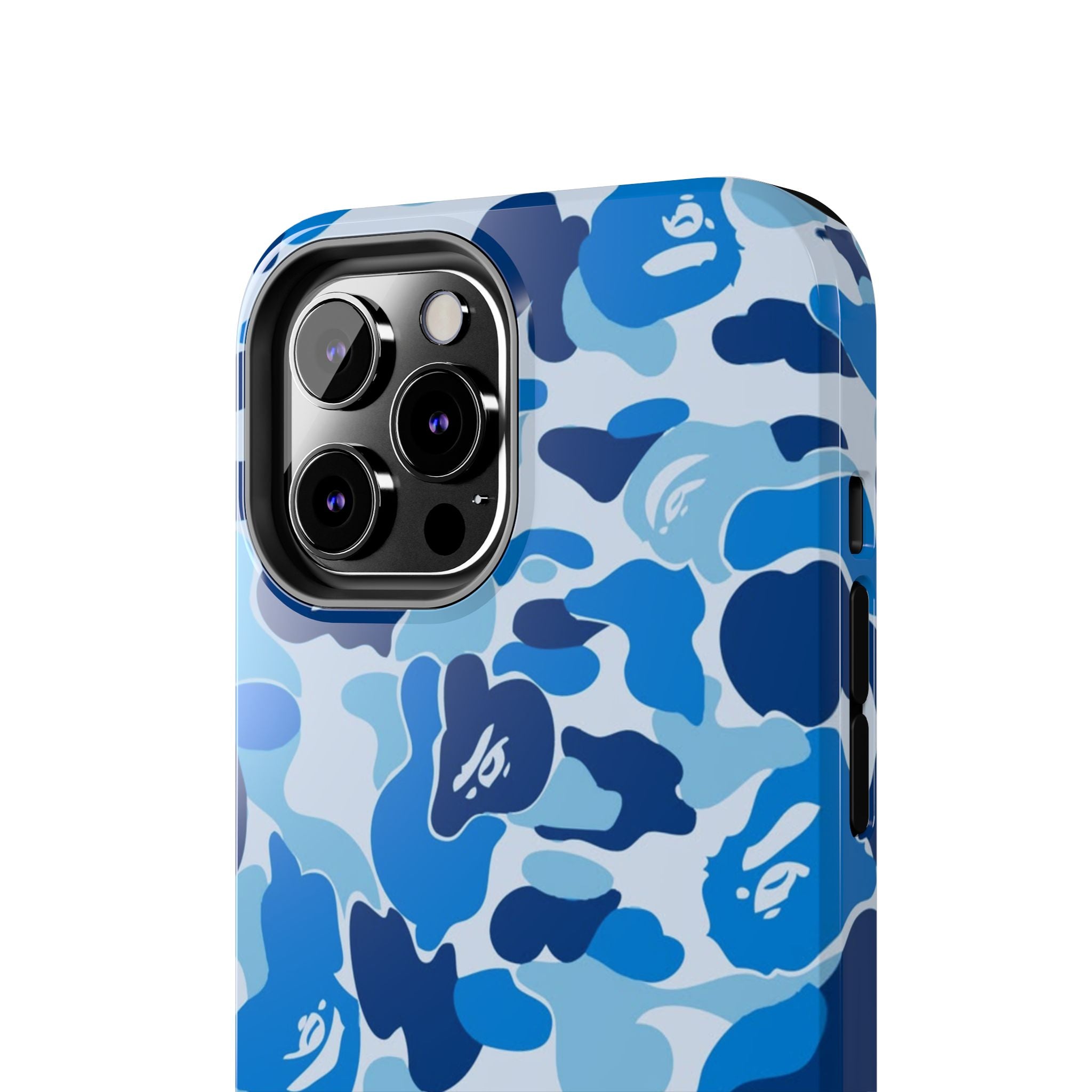 Blue Bape Print Phone Case