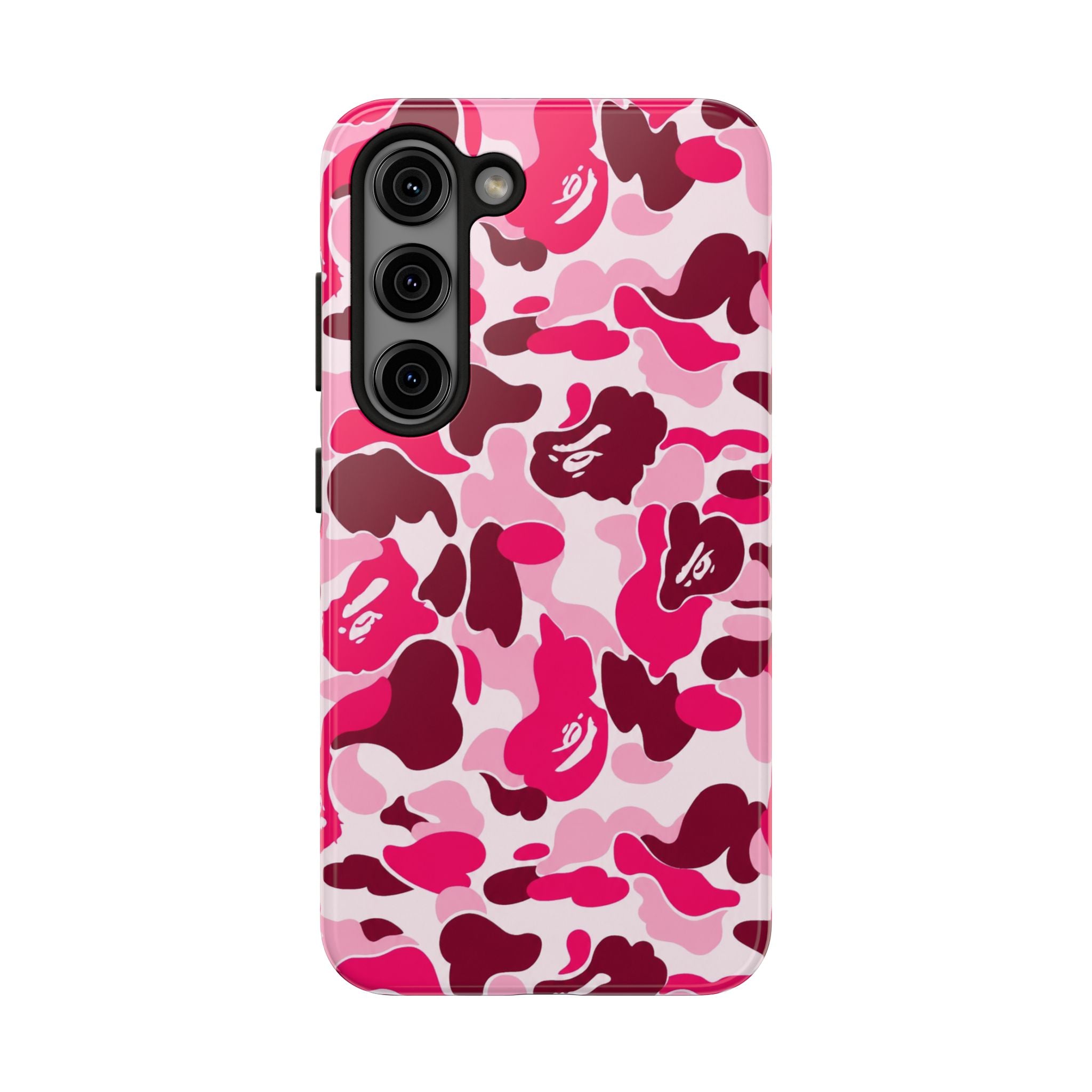 Pink Bape Print Phone Case