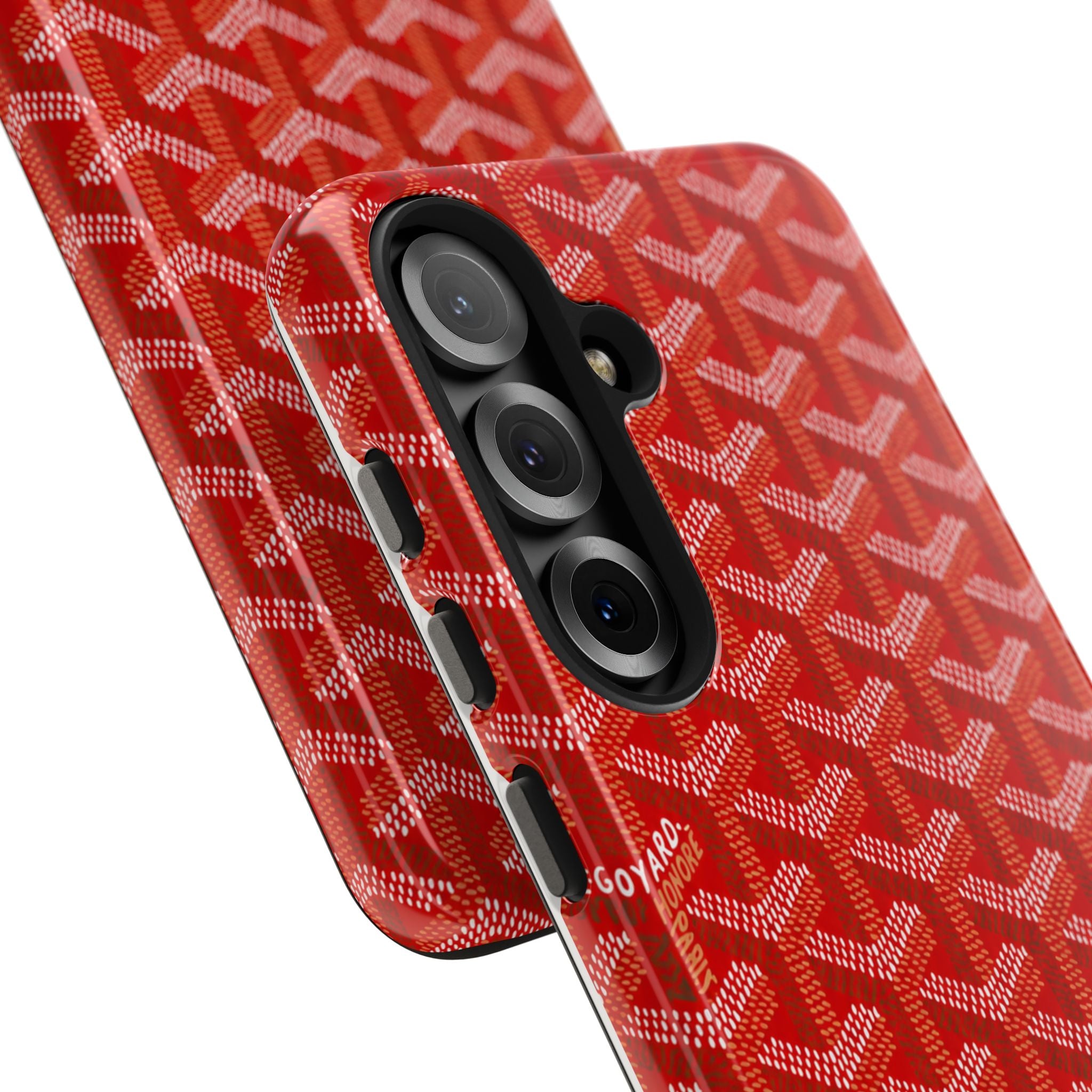 Red Goyard Phone Case
