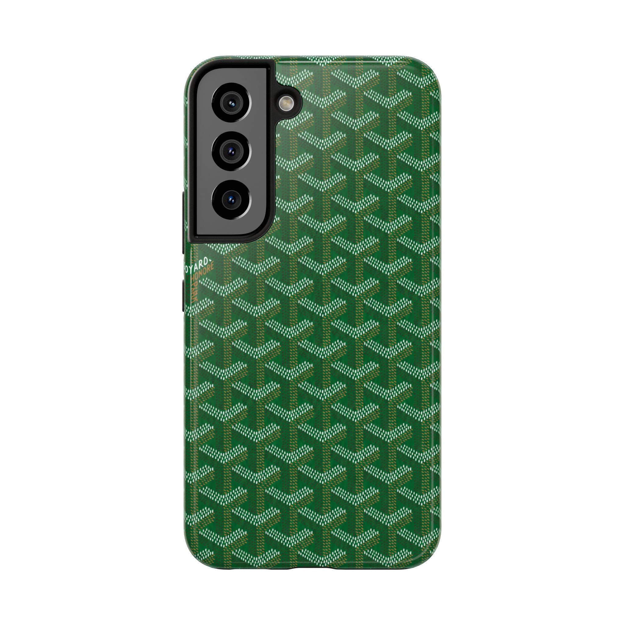 Green Goyard Phone Case