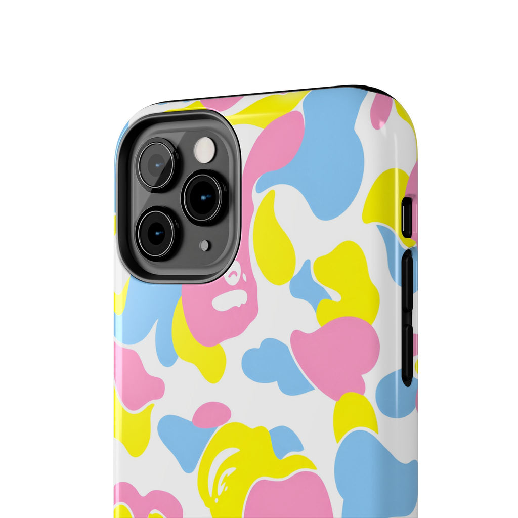 Multicolor Bape Print Phone Case