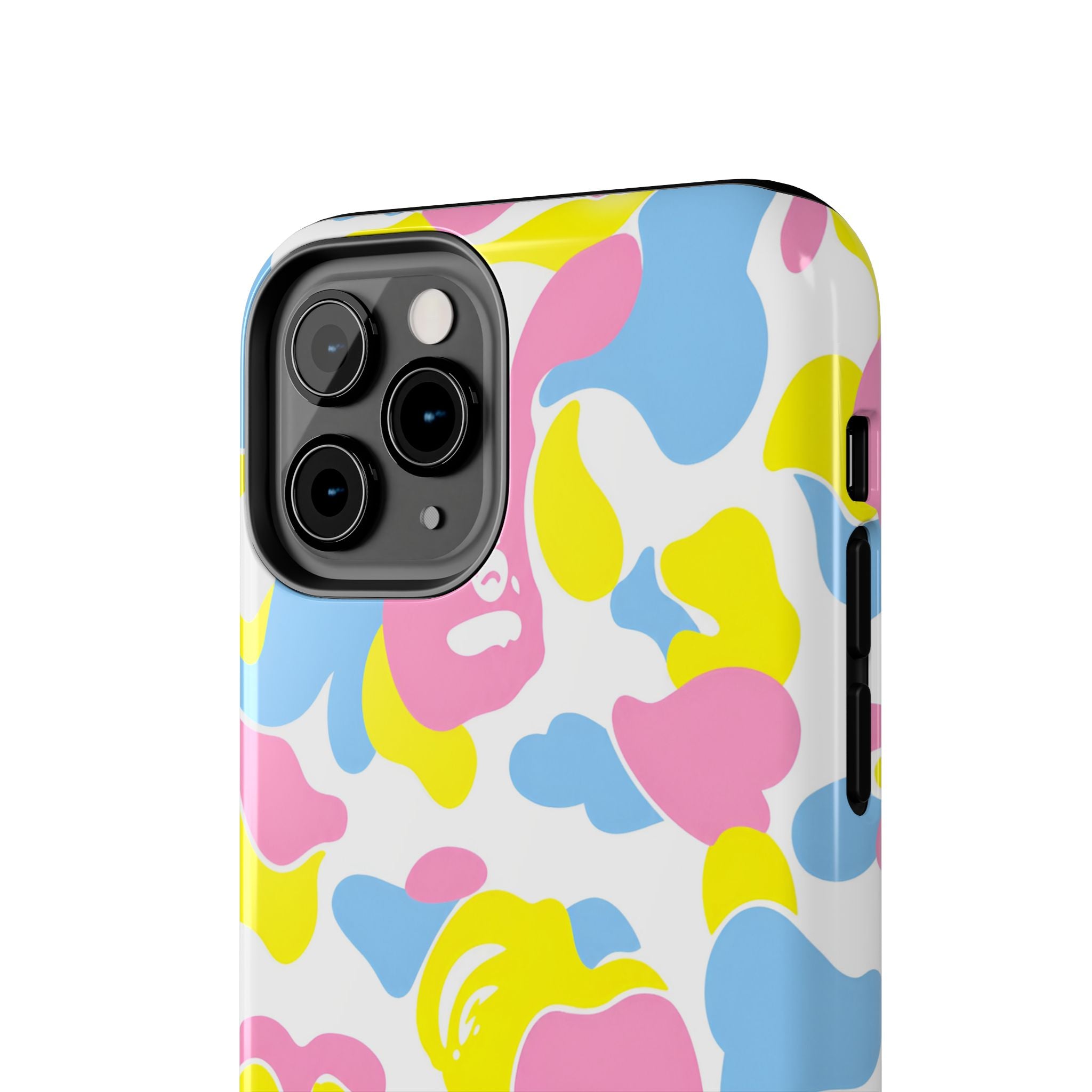 Multicolor Bape Print Phone Case