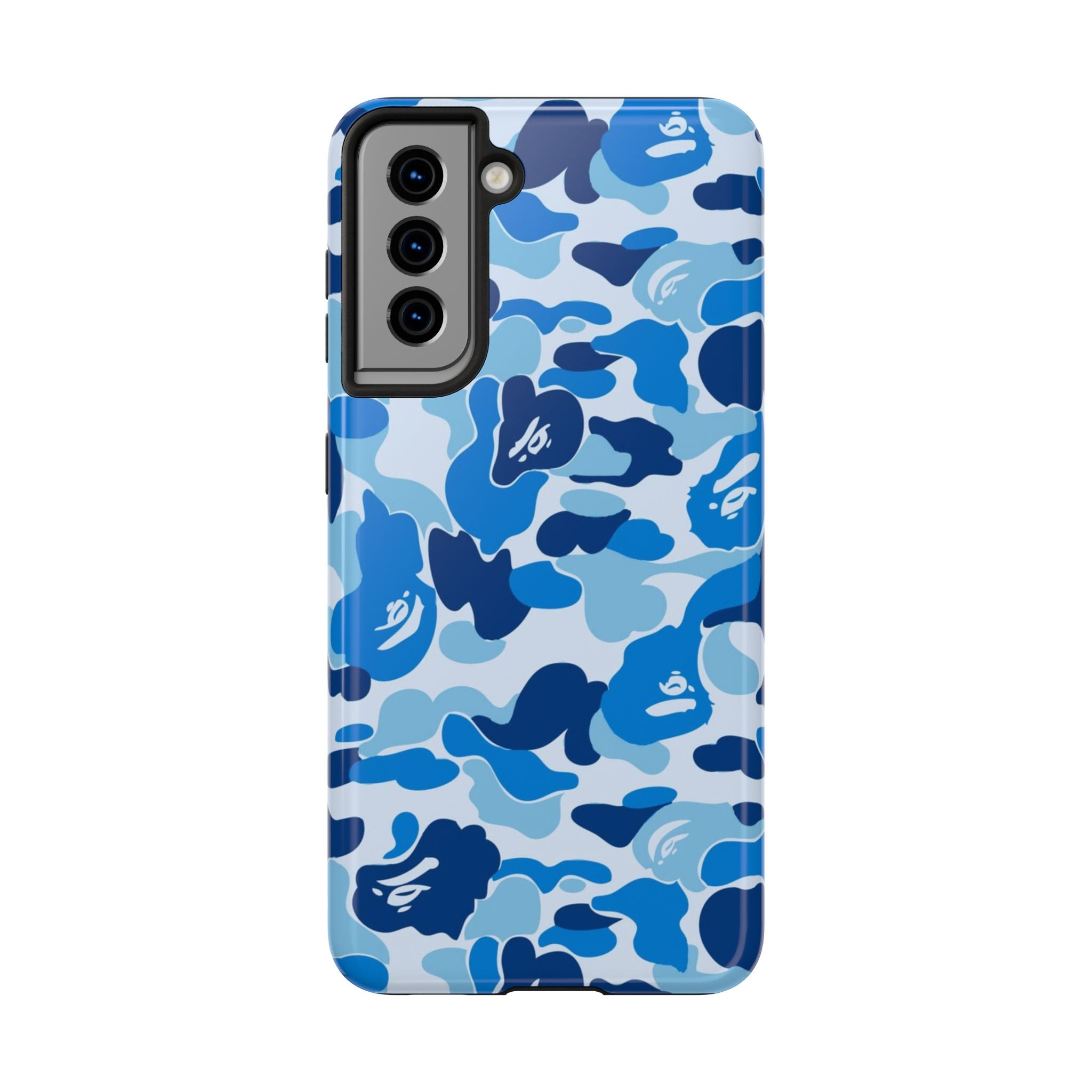 Blue Bape Print Phone Case