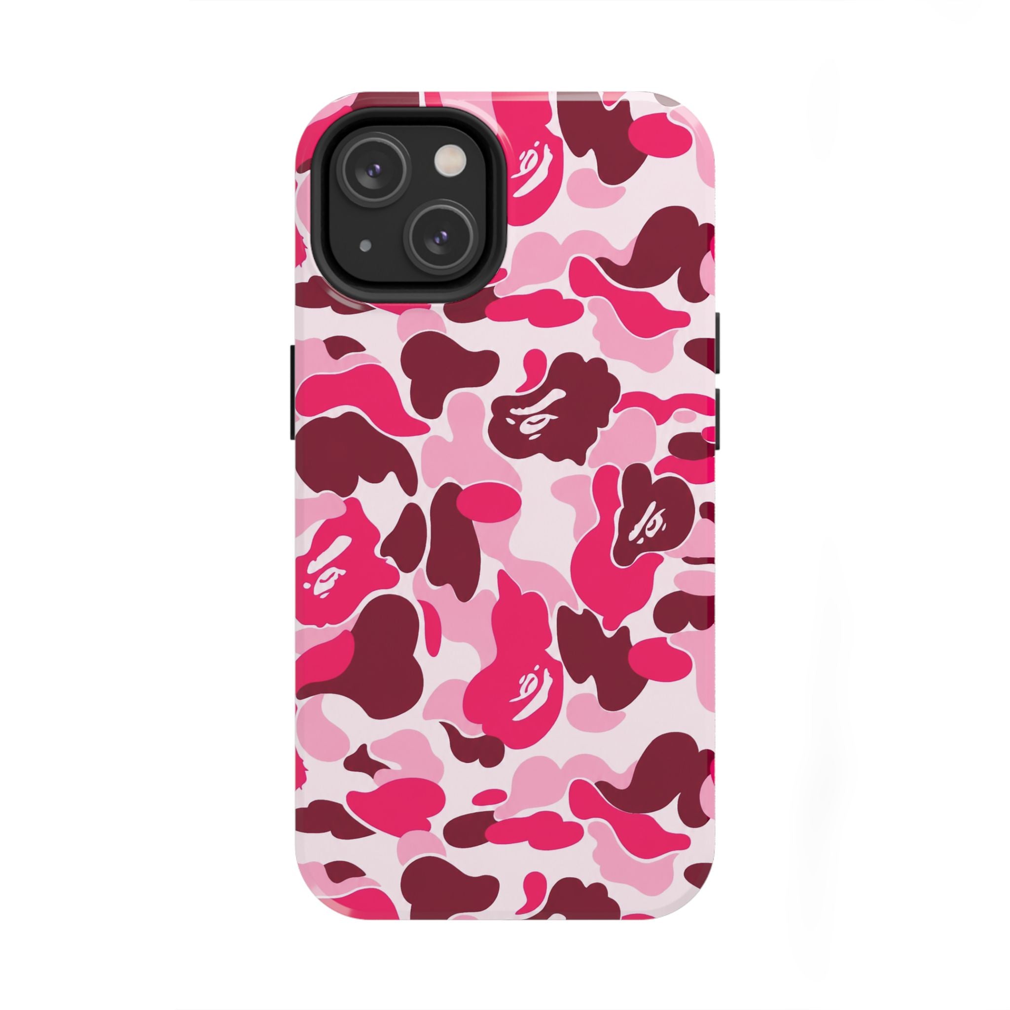 Pink Bape Print Phone Case