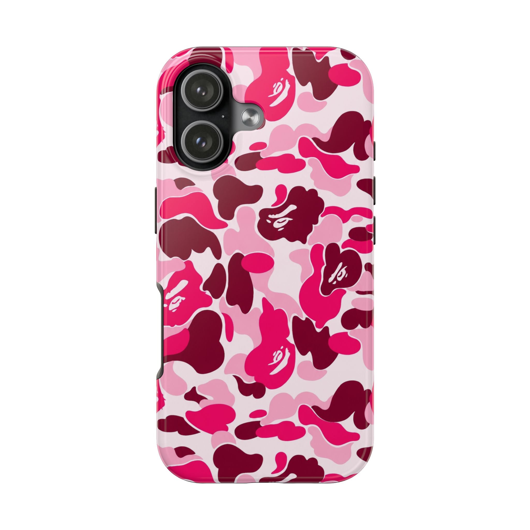 Pink Bape Print Phone Case