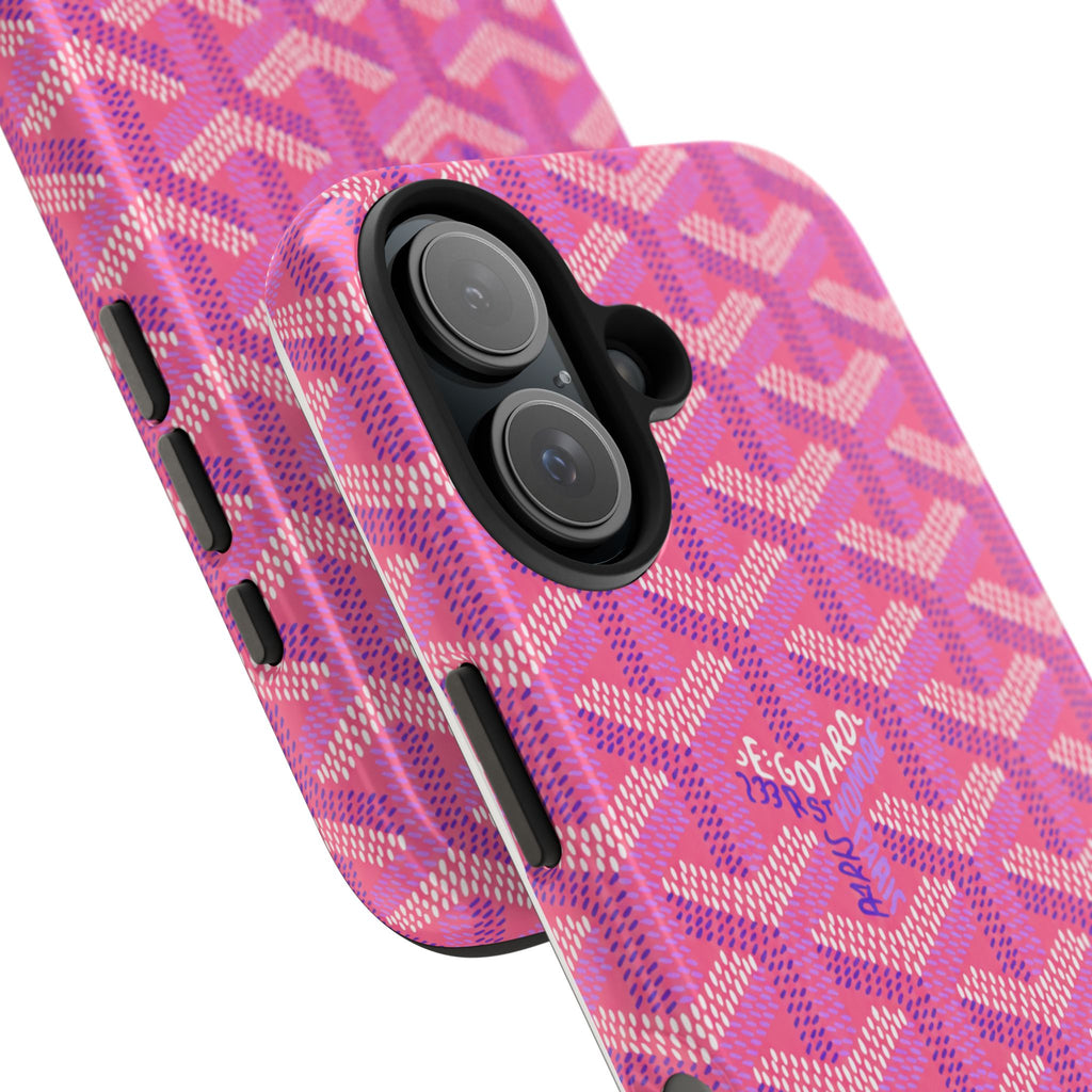 Pink Goyard Phone Case