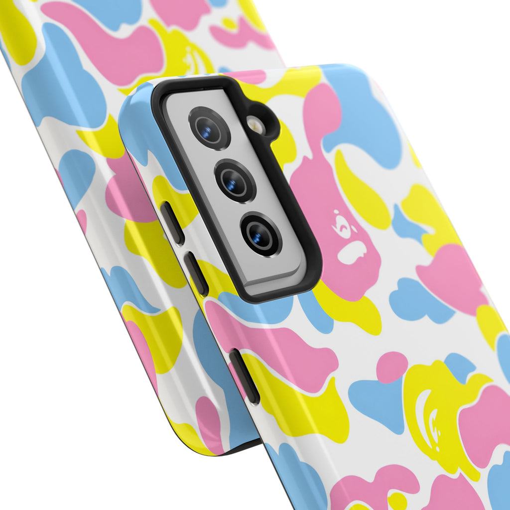 Multicolor Bape Print Phone Case