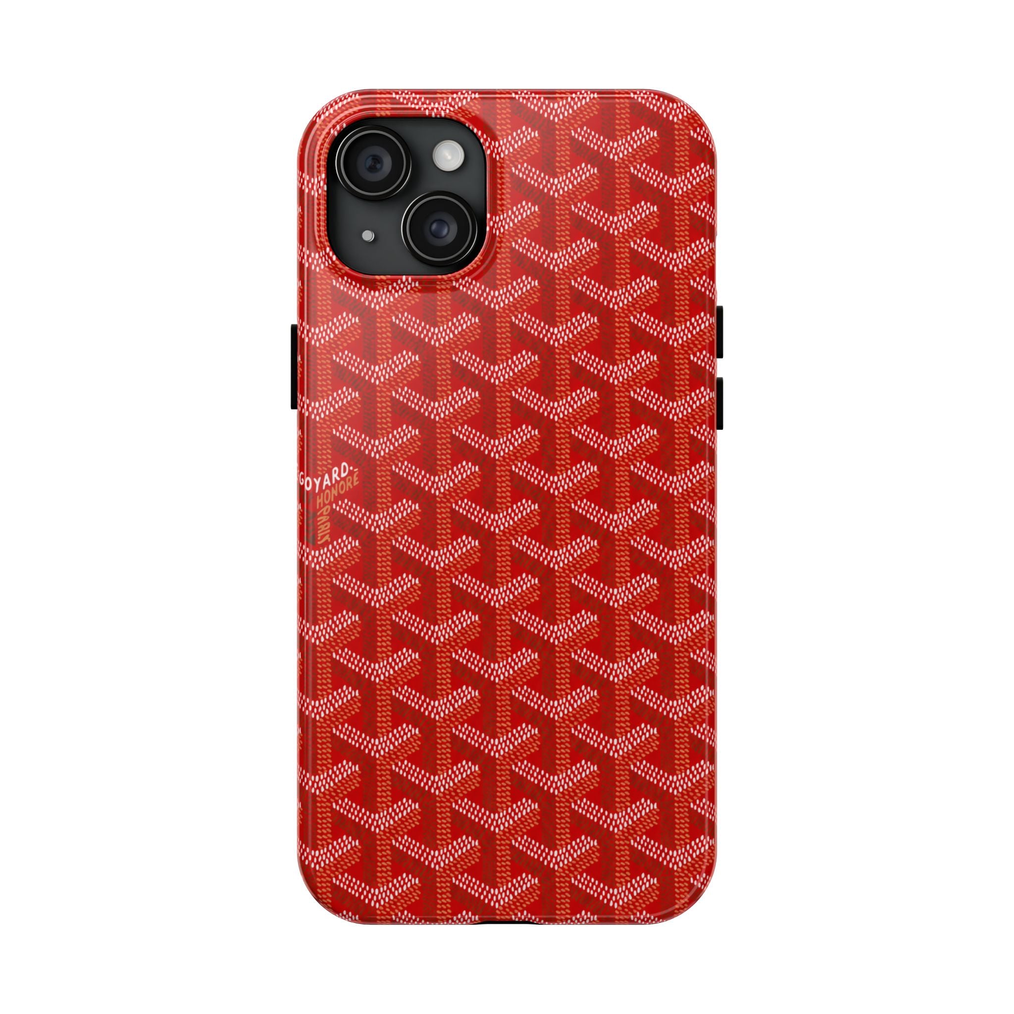Red Goyard Phone Case
