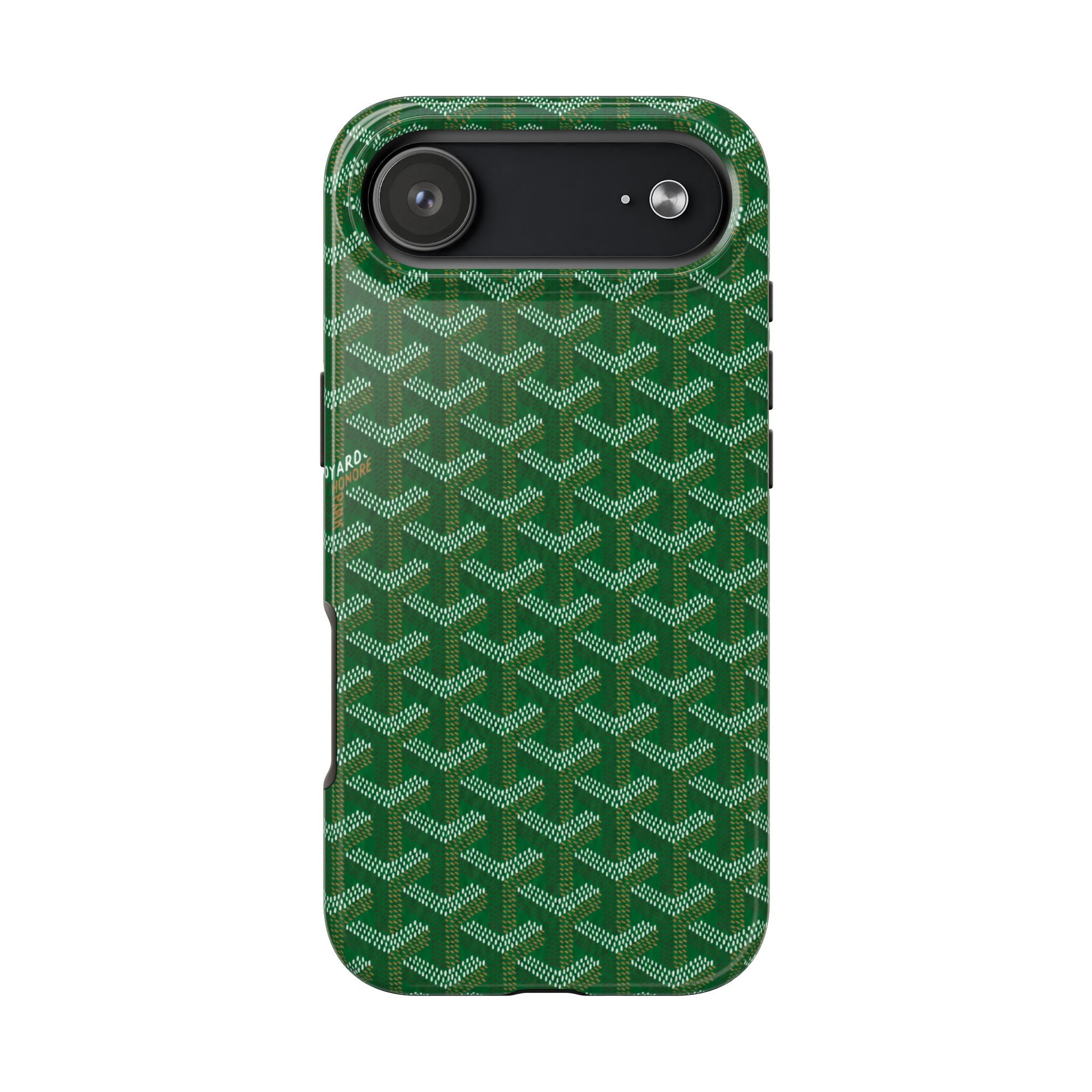 Green Goyard Phone Case