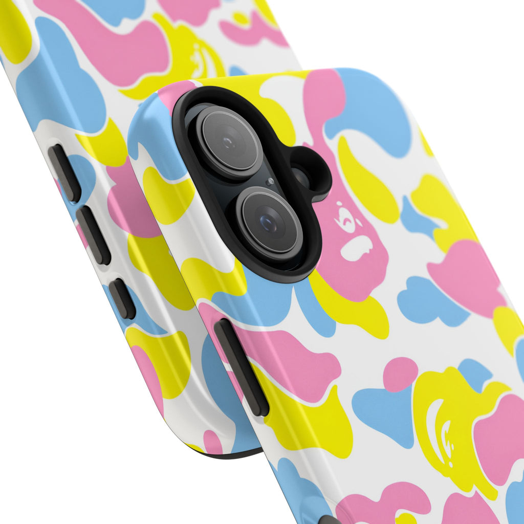 Multicolor Bape Print Phone Case