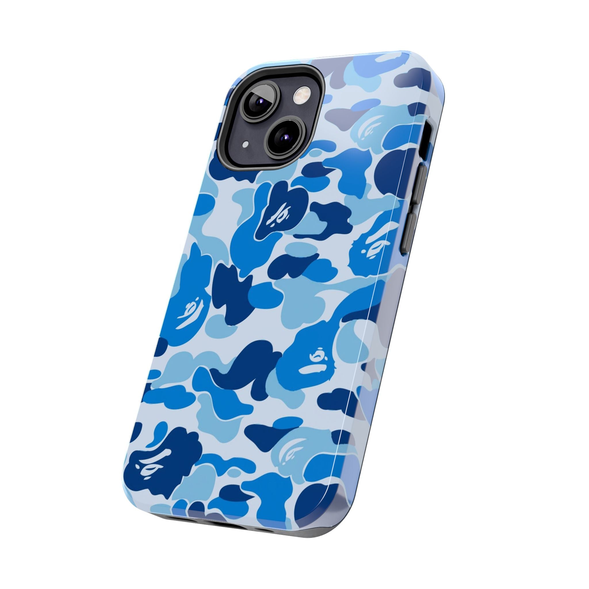 Blue Bape Print Phone Case
