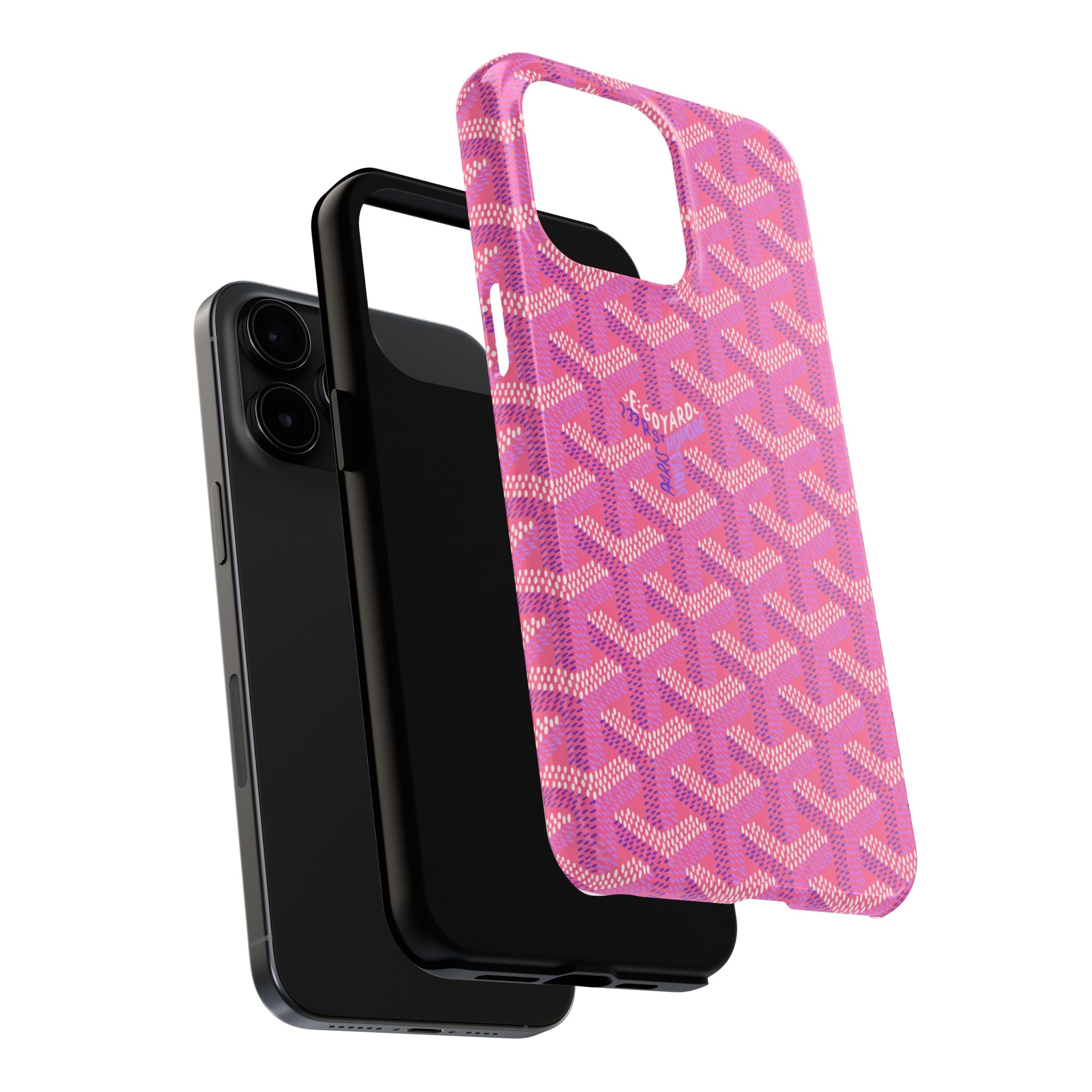 Pink Goyard Phone Case