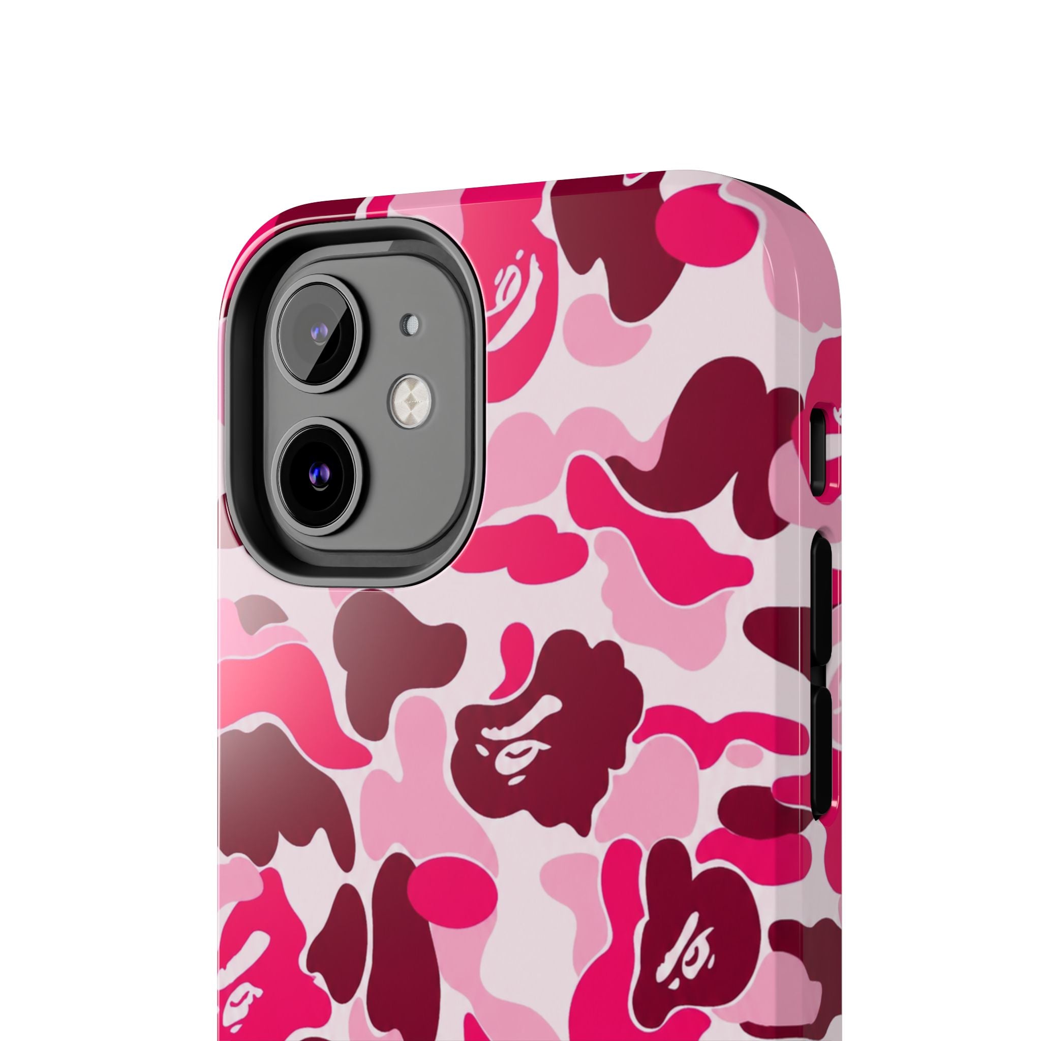 Pink Bape Print Phone Case