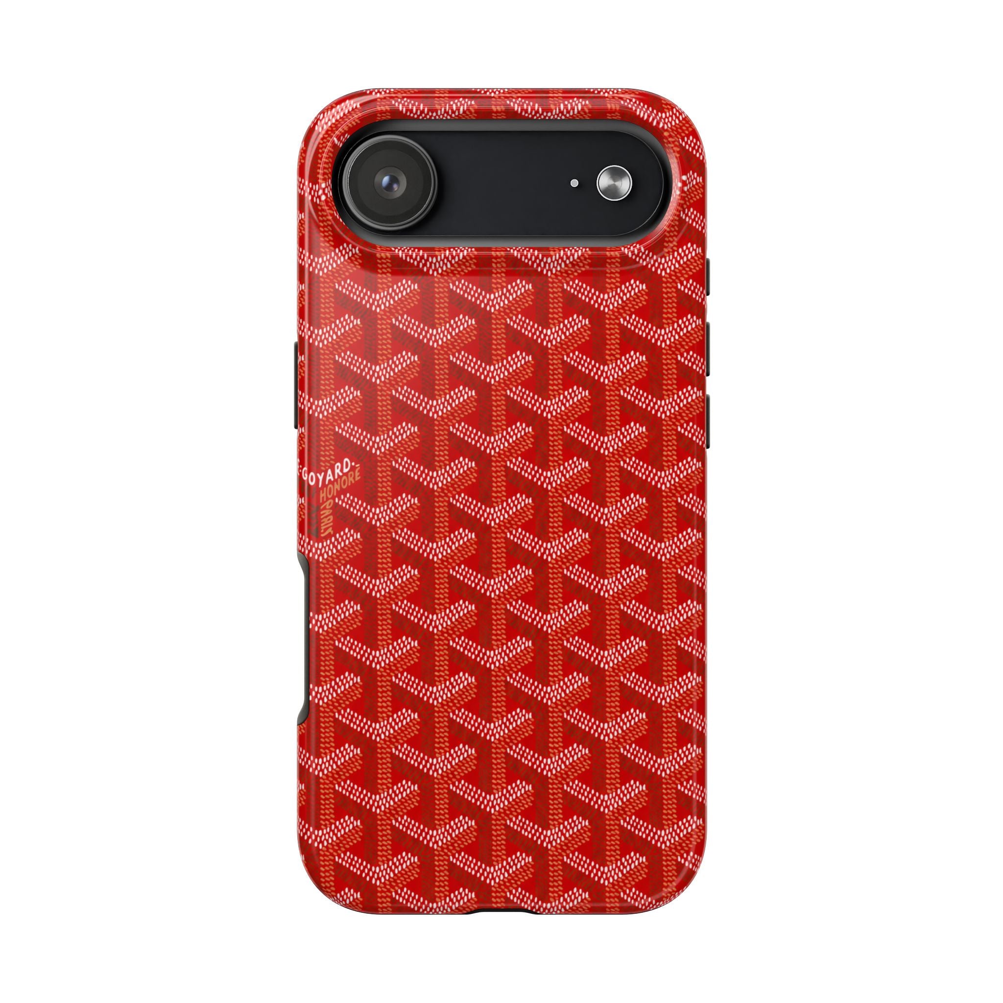 Red Goyard Phone Case