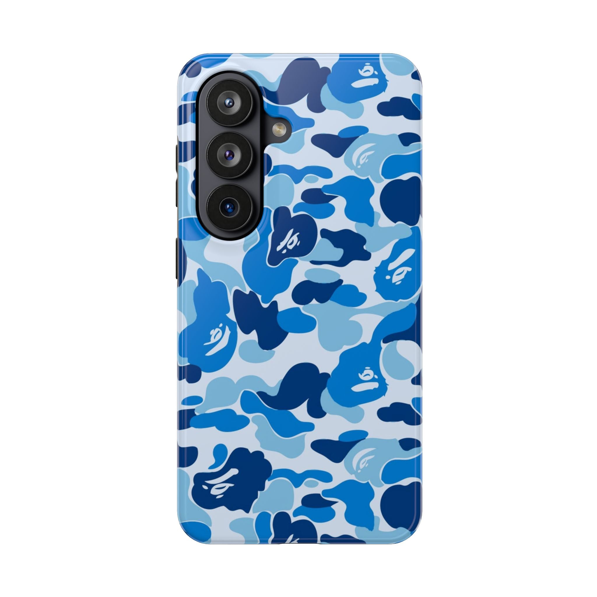 Blue Bape Print Phone Case