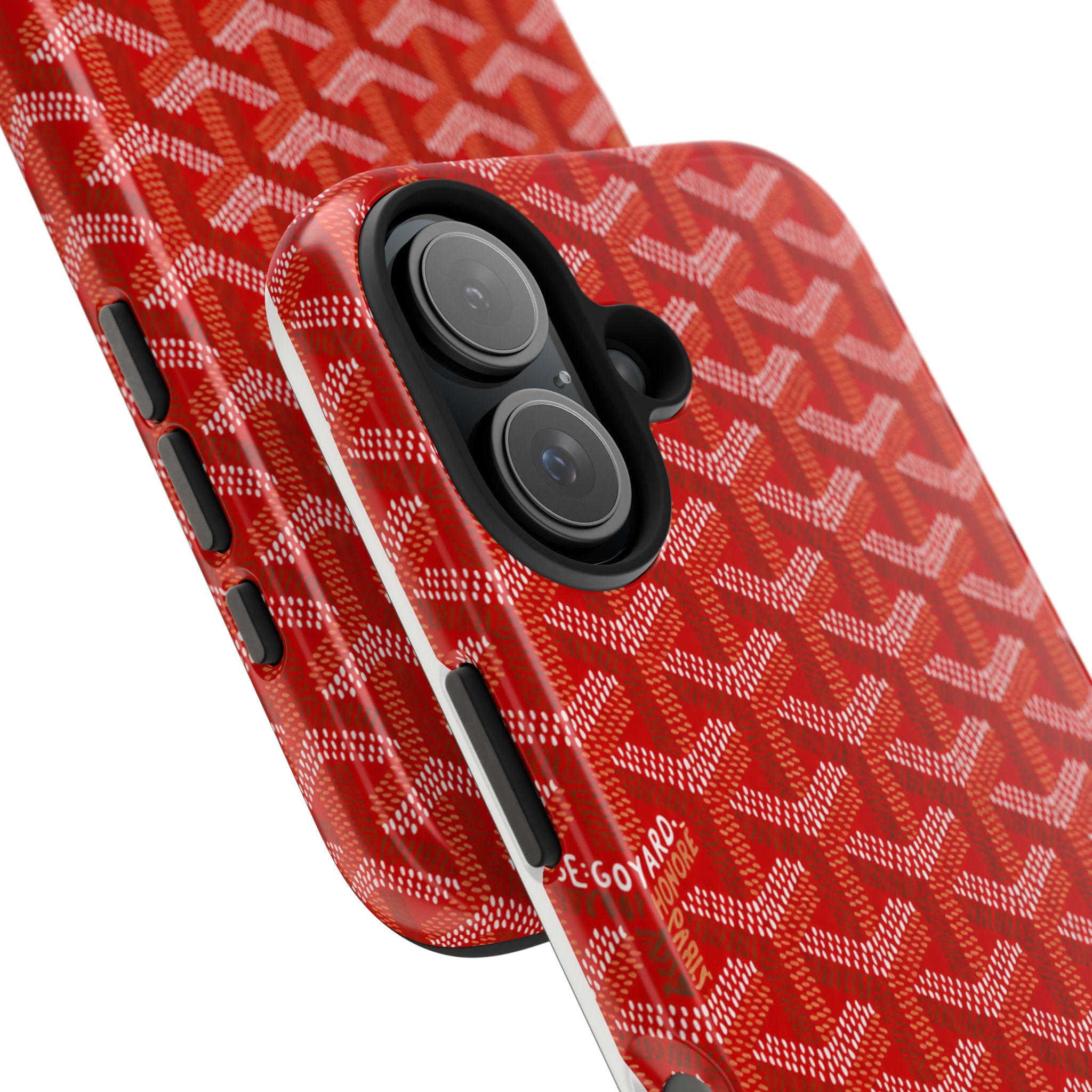 Red Goyard Phone Case