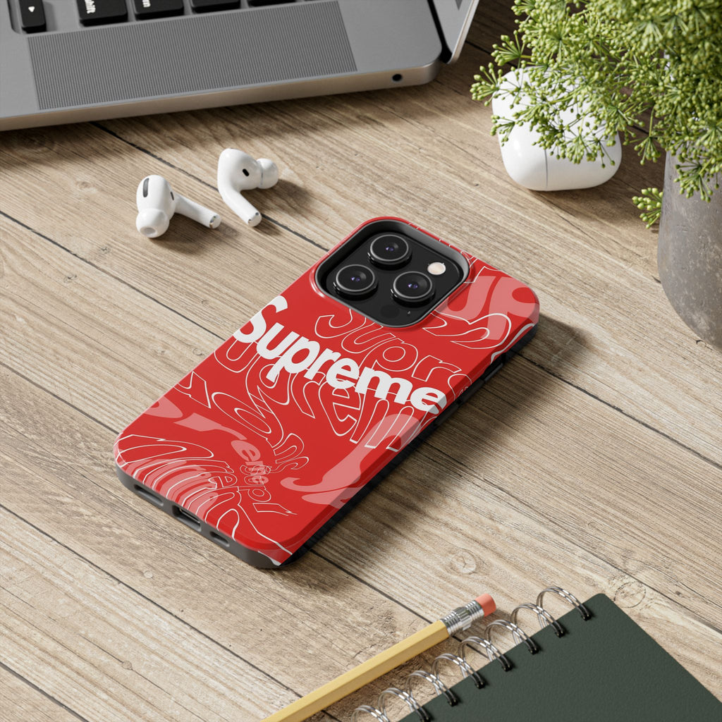 Red Supreme All-Over Phone Case