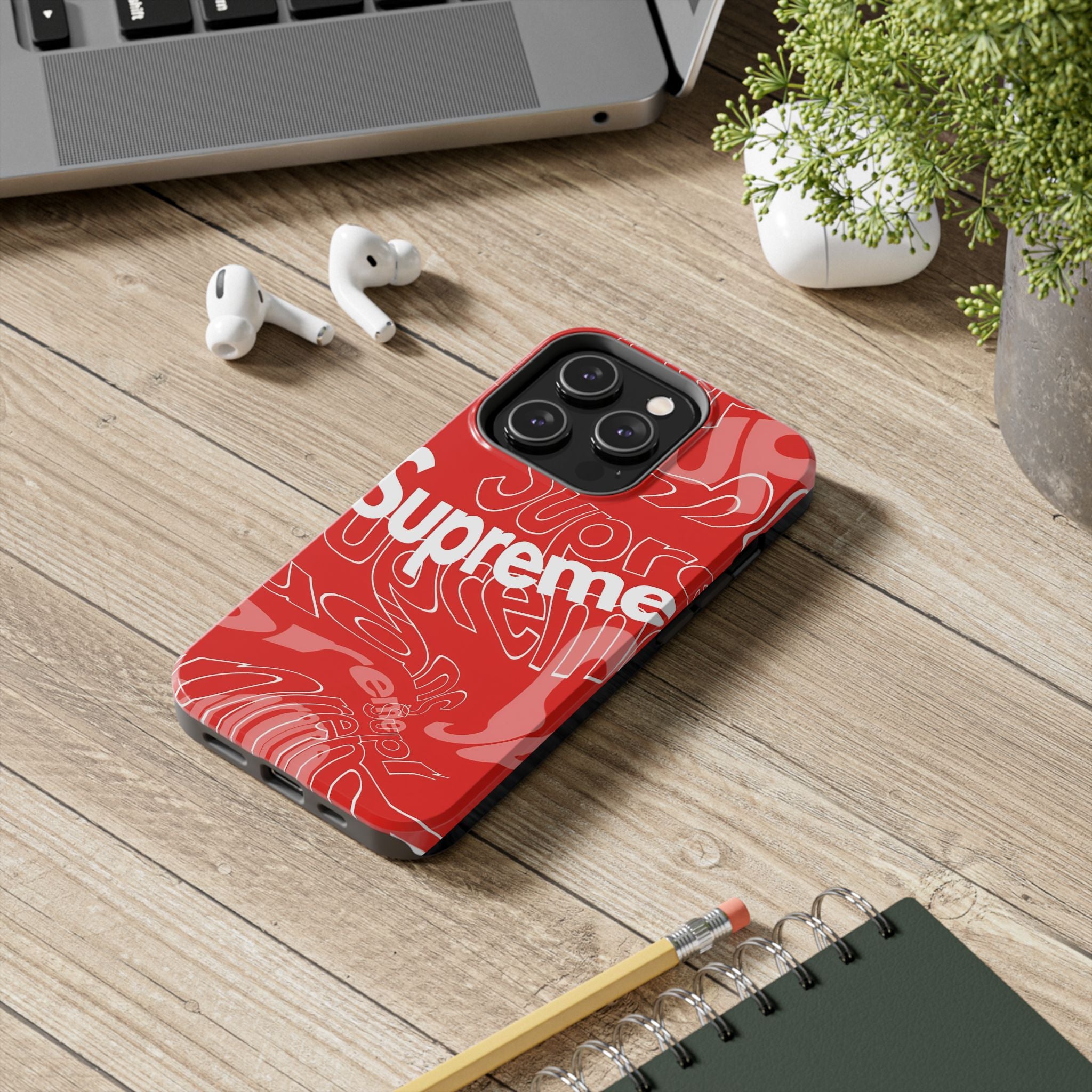 Red Supreme All-Over Phone Case