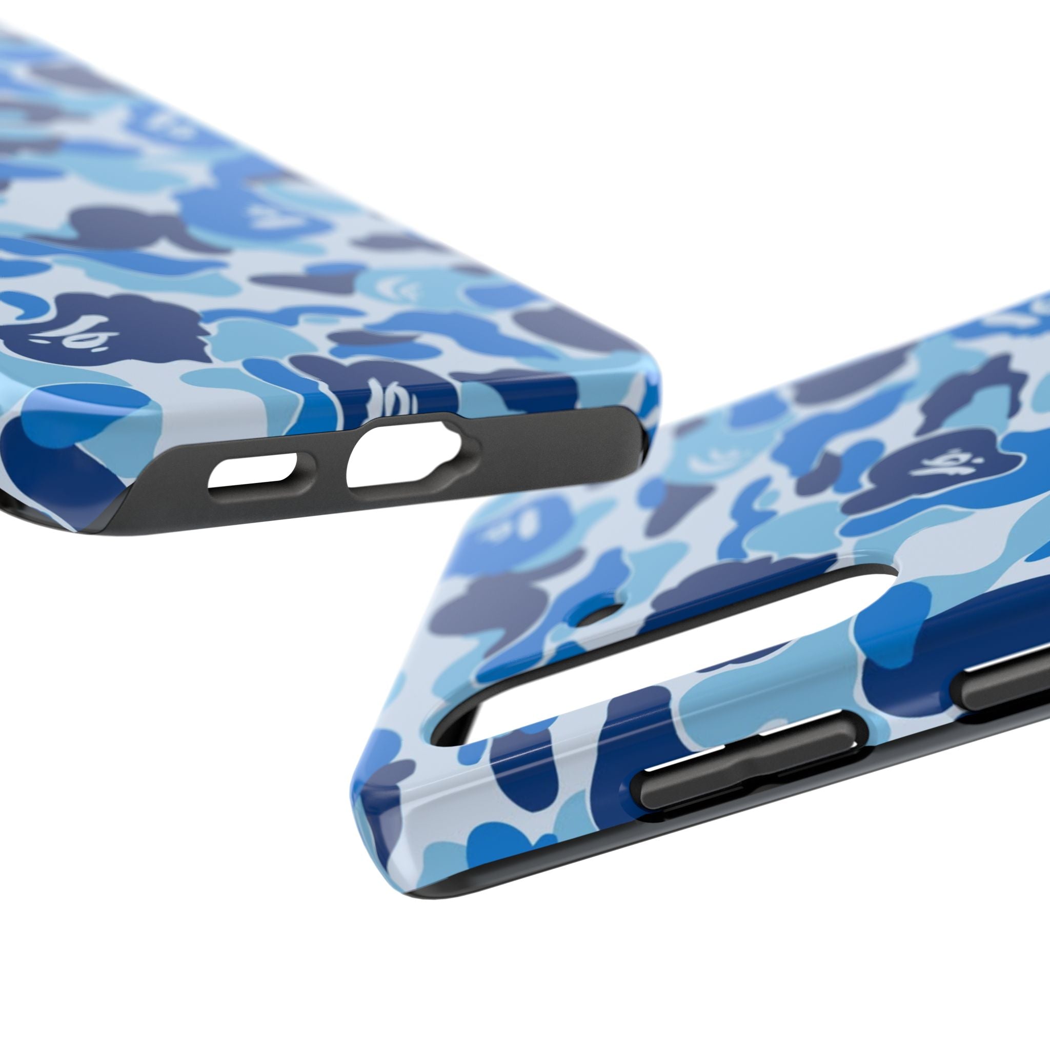 Blue Bape Print Phone Case