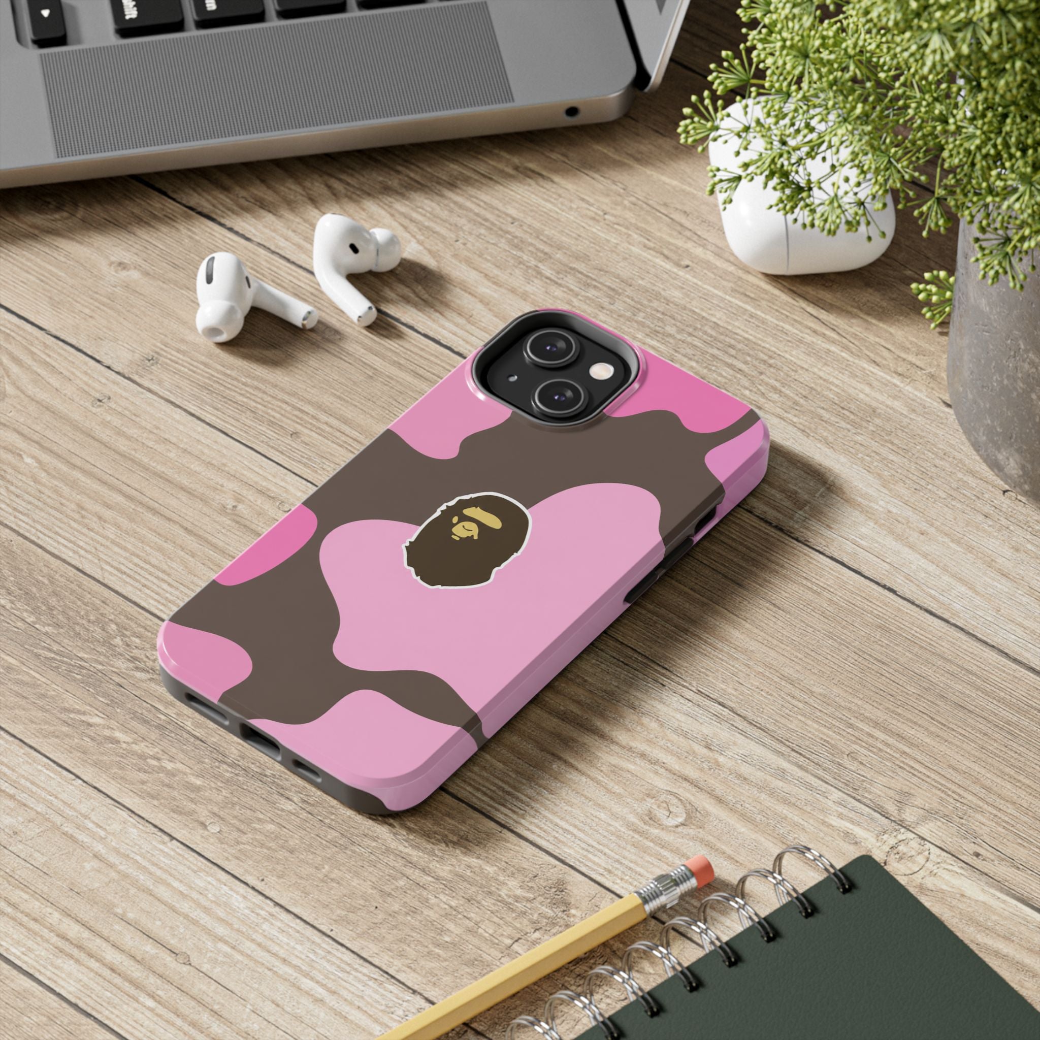 Copy of Pink Bape Print Phone Case