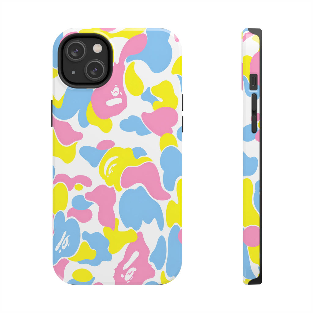 Multicolor Bape Print Phone Case