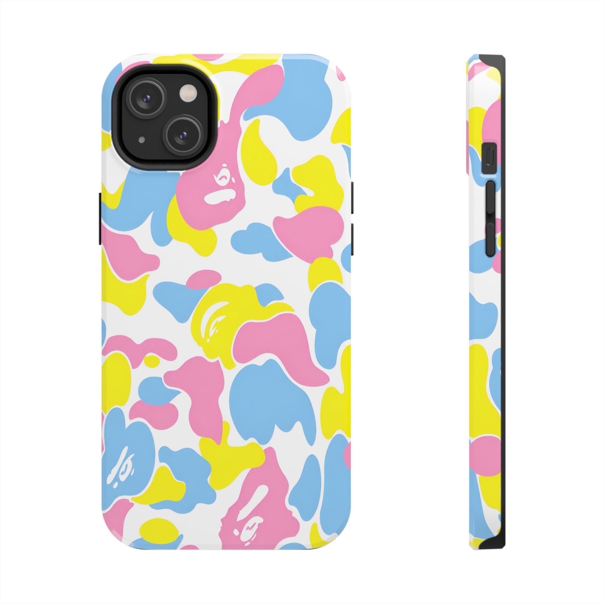 Multicolor Bape Print Phone Case