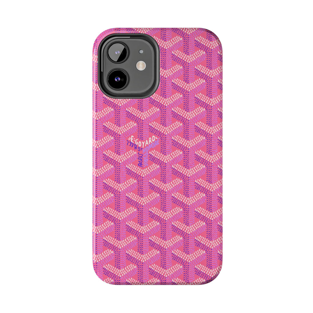 Pink Goyard Phone Case