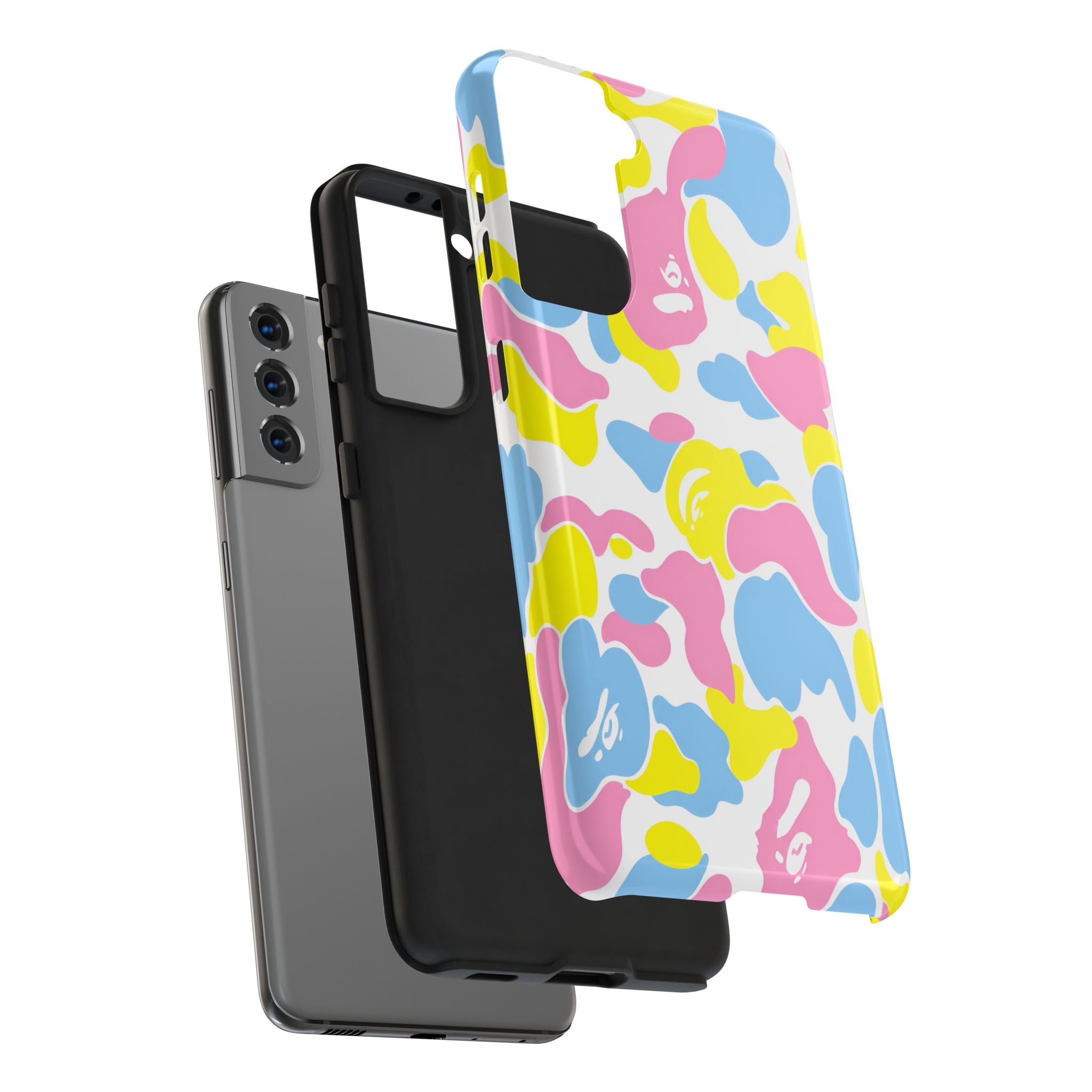 Multicolor Bape Print Phone Case