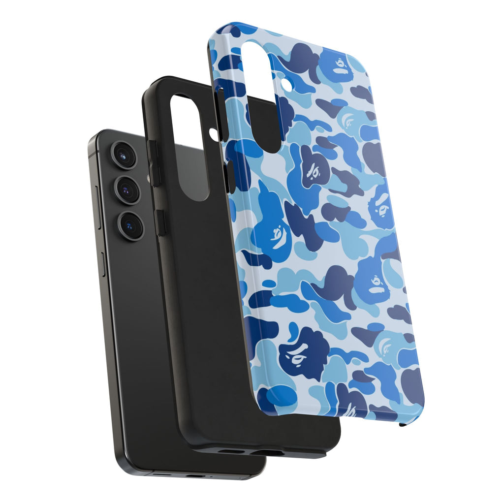Blue Bape Print Phone Case