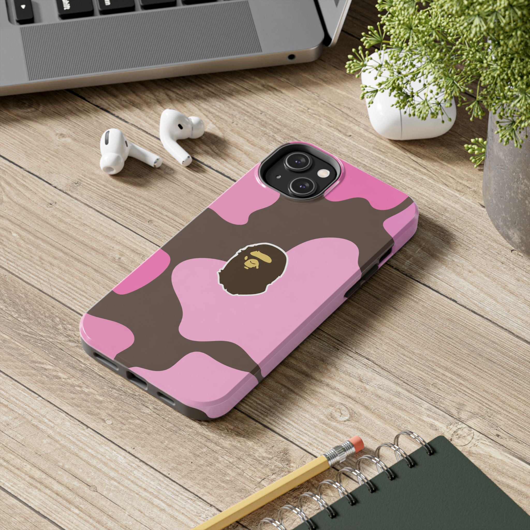 Copy of Pink Bape Print Phone Case