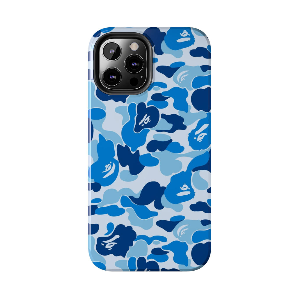 Blue Bape Print Phone Case