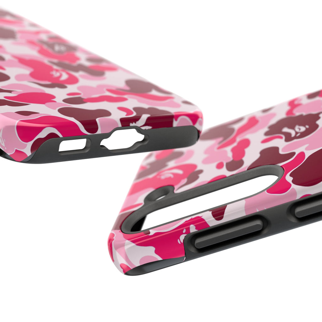 Pink Bape Print Phone Case