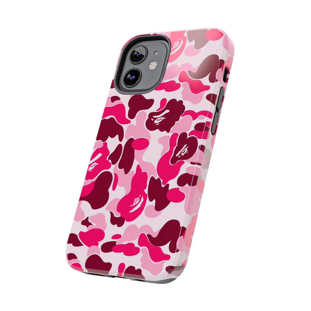 Pink Bape Print Phone Case