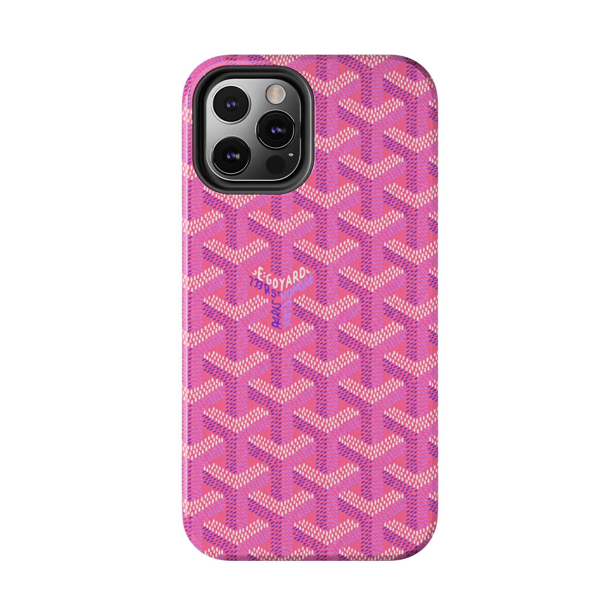 Pink Goyard Phone Case