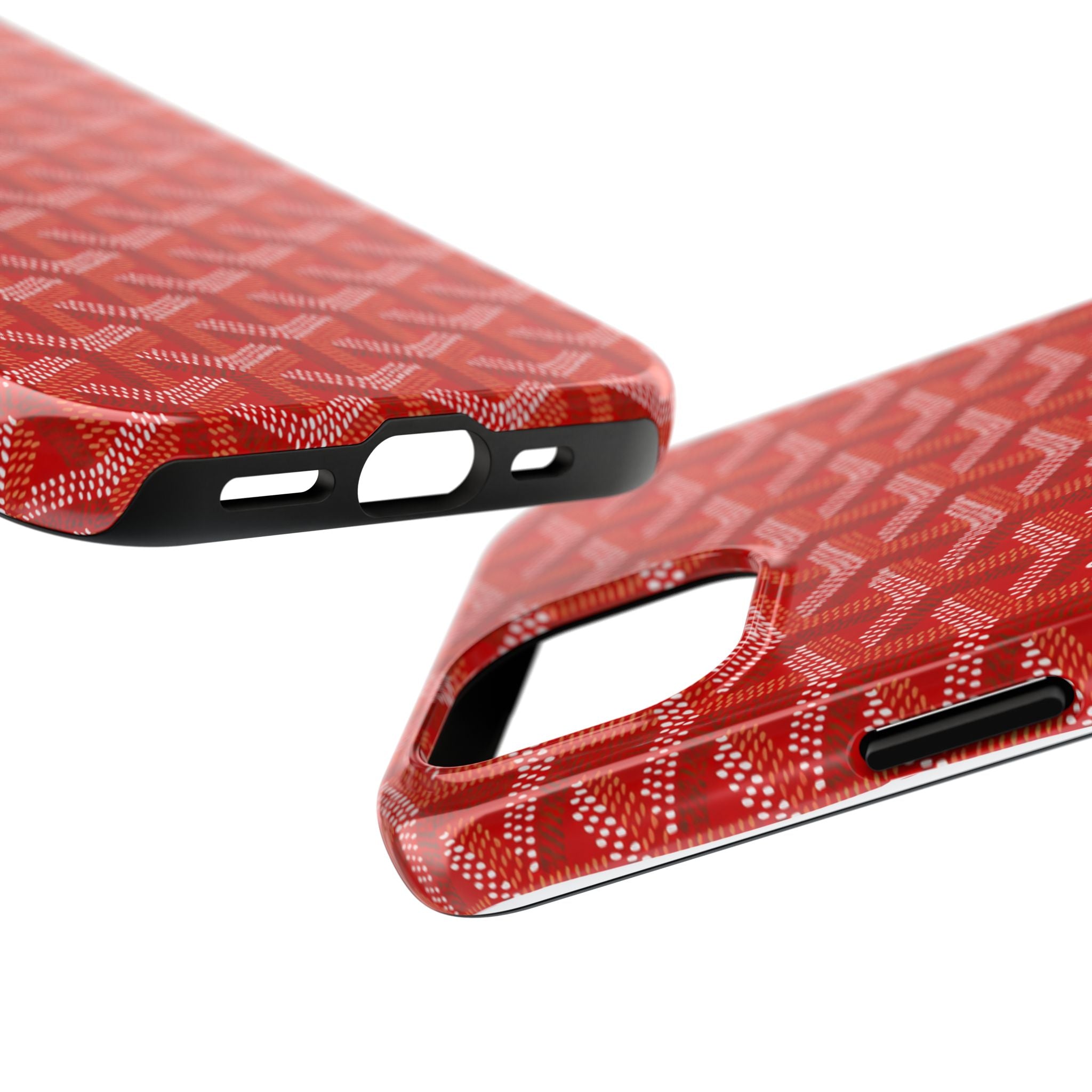 Red Goyard Phone Case