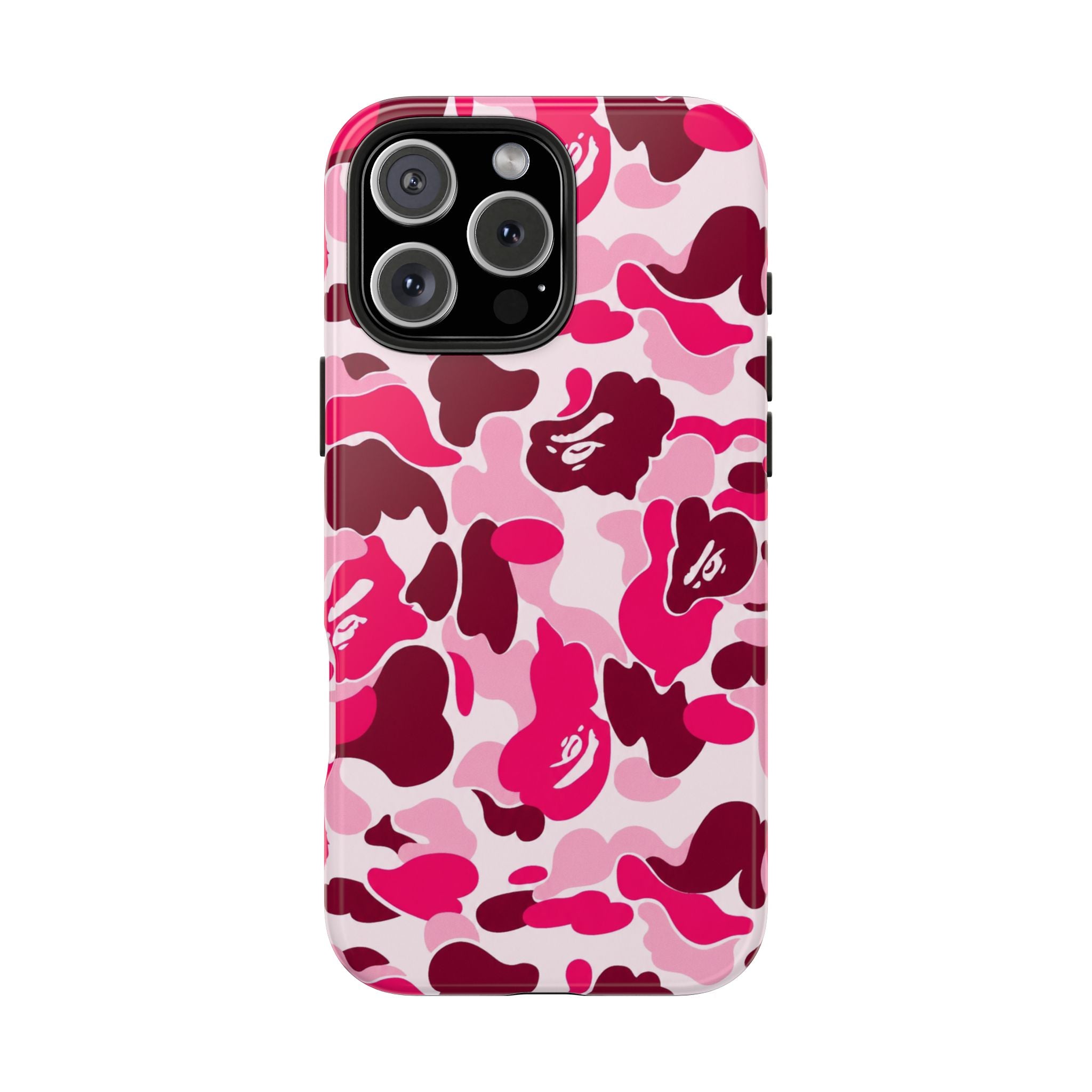Pink Bape Print Phone Case