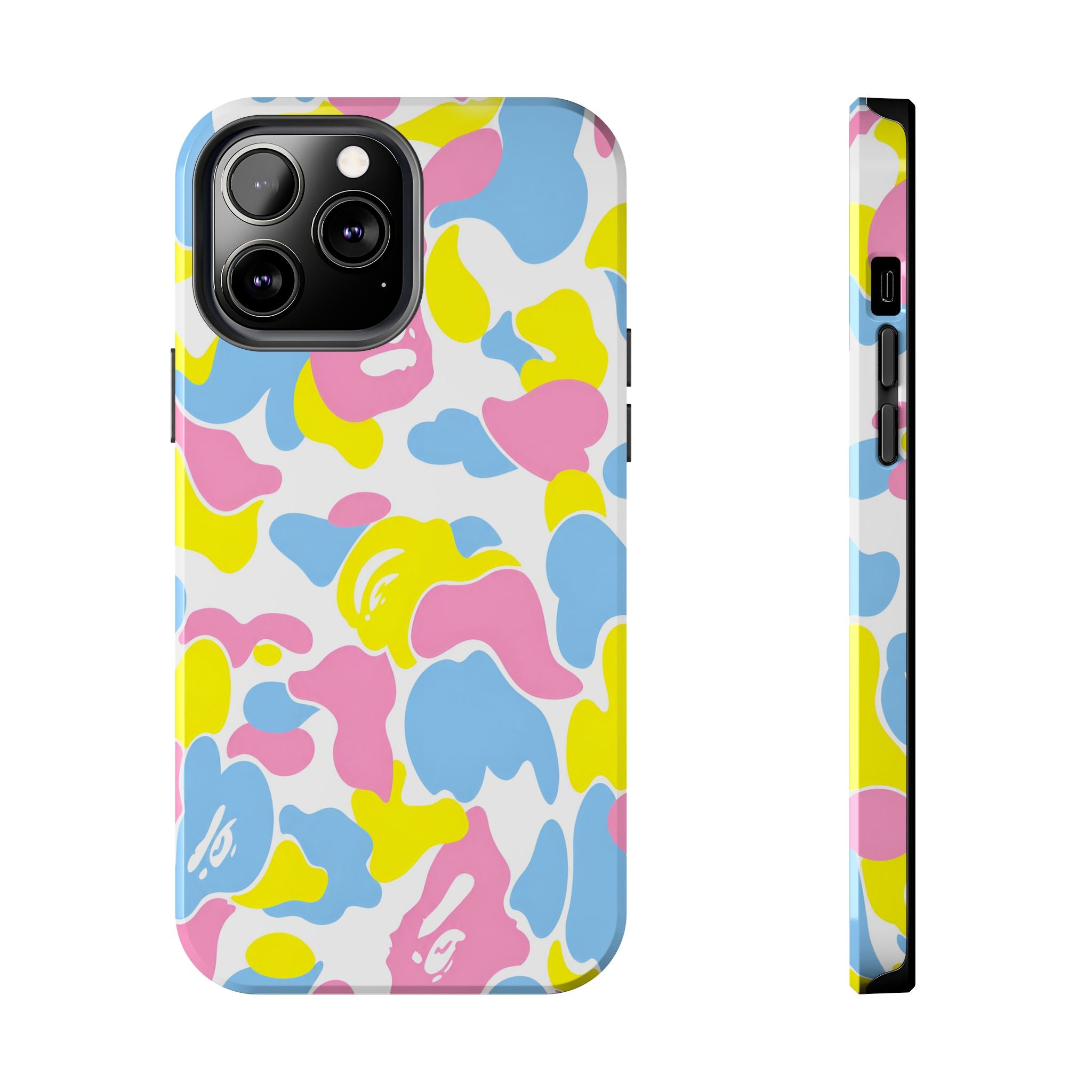 Multicolor Bape Print Phone Case