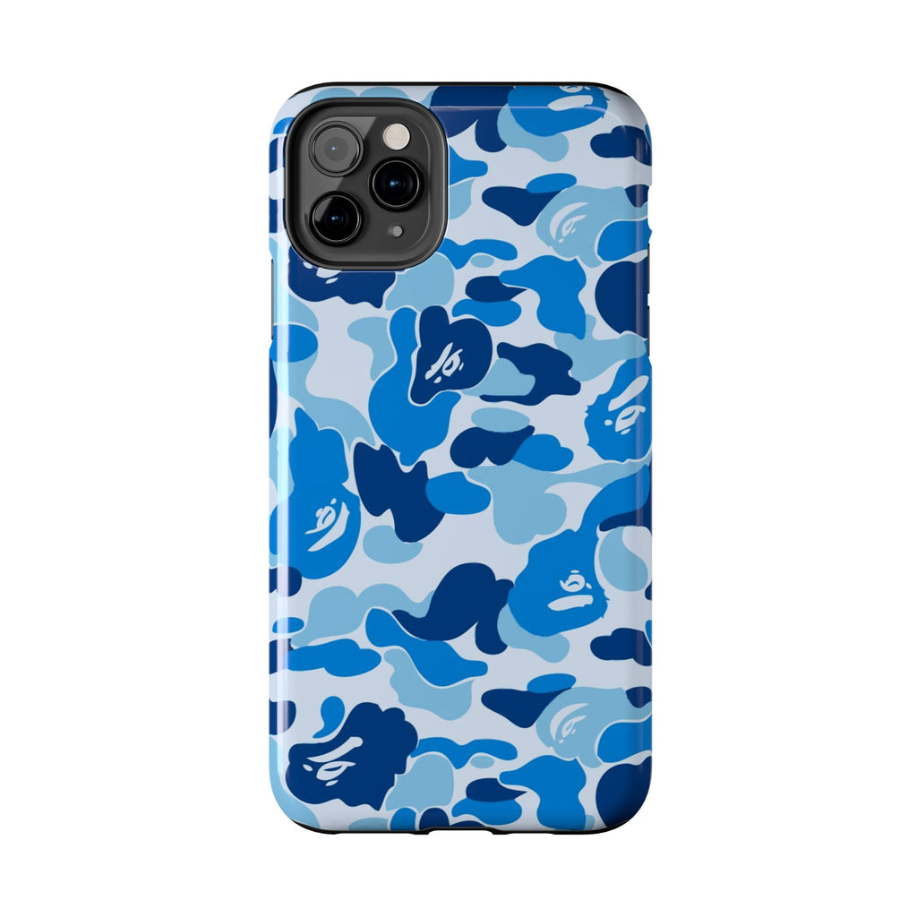 Blue Bape Print Phone Case