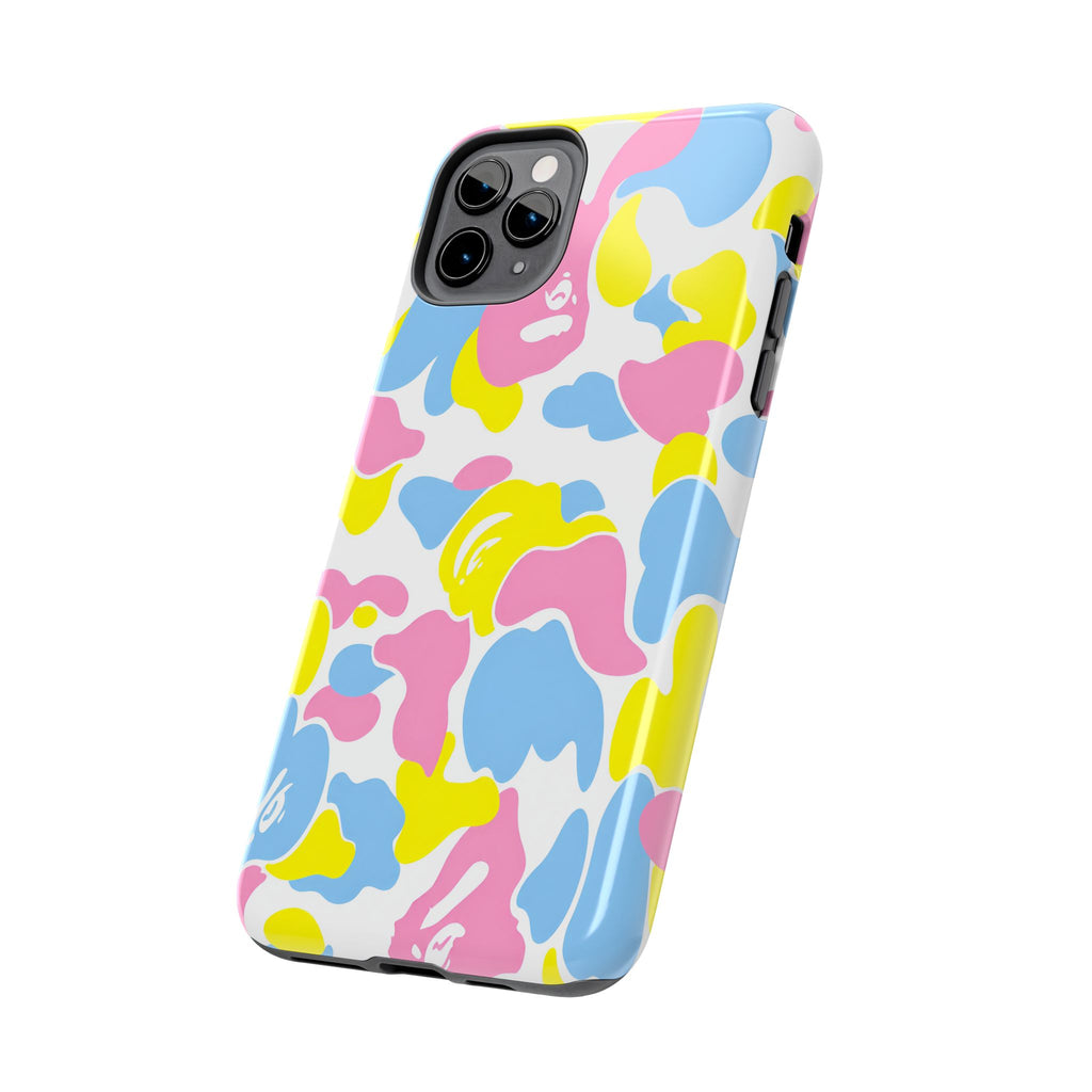 Multicolor Bape Print Phone Case
