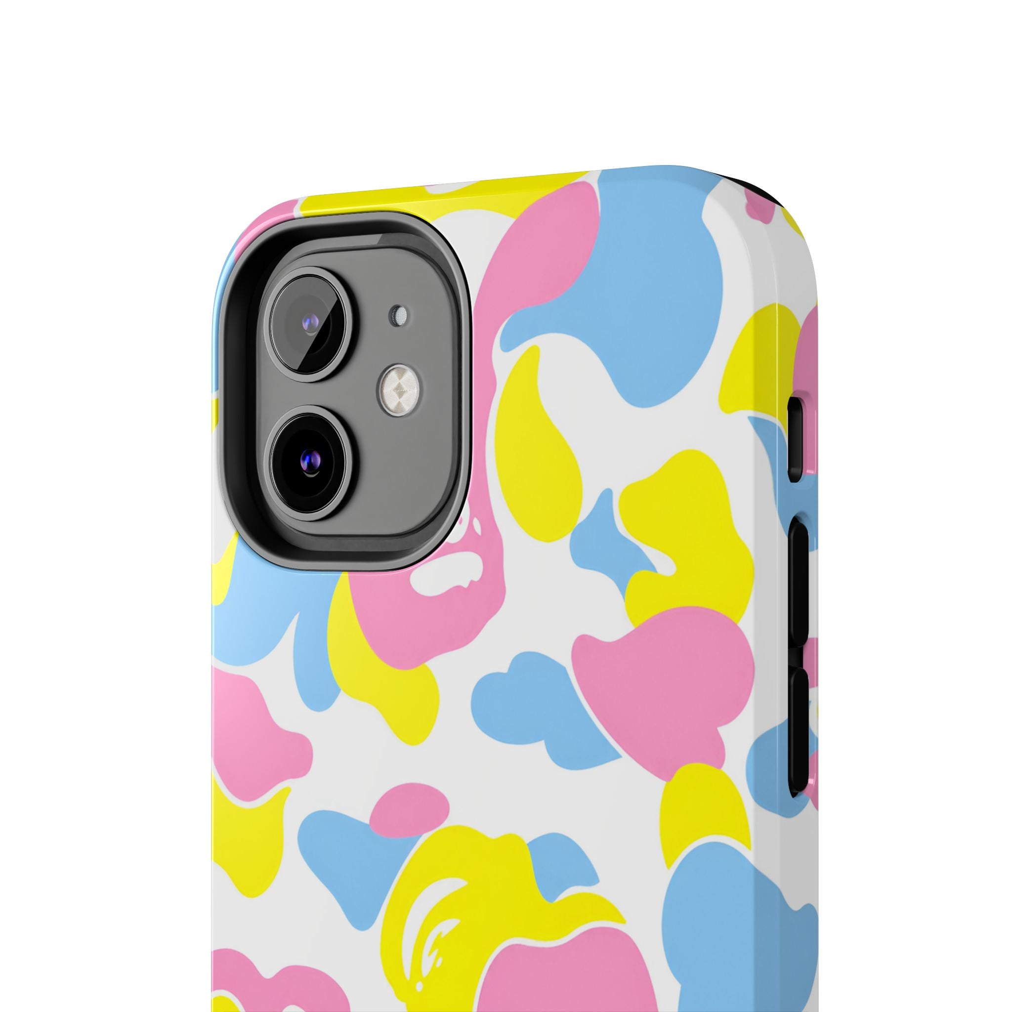 Multicolor Bape Print Phone Case