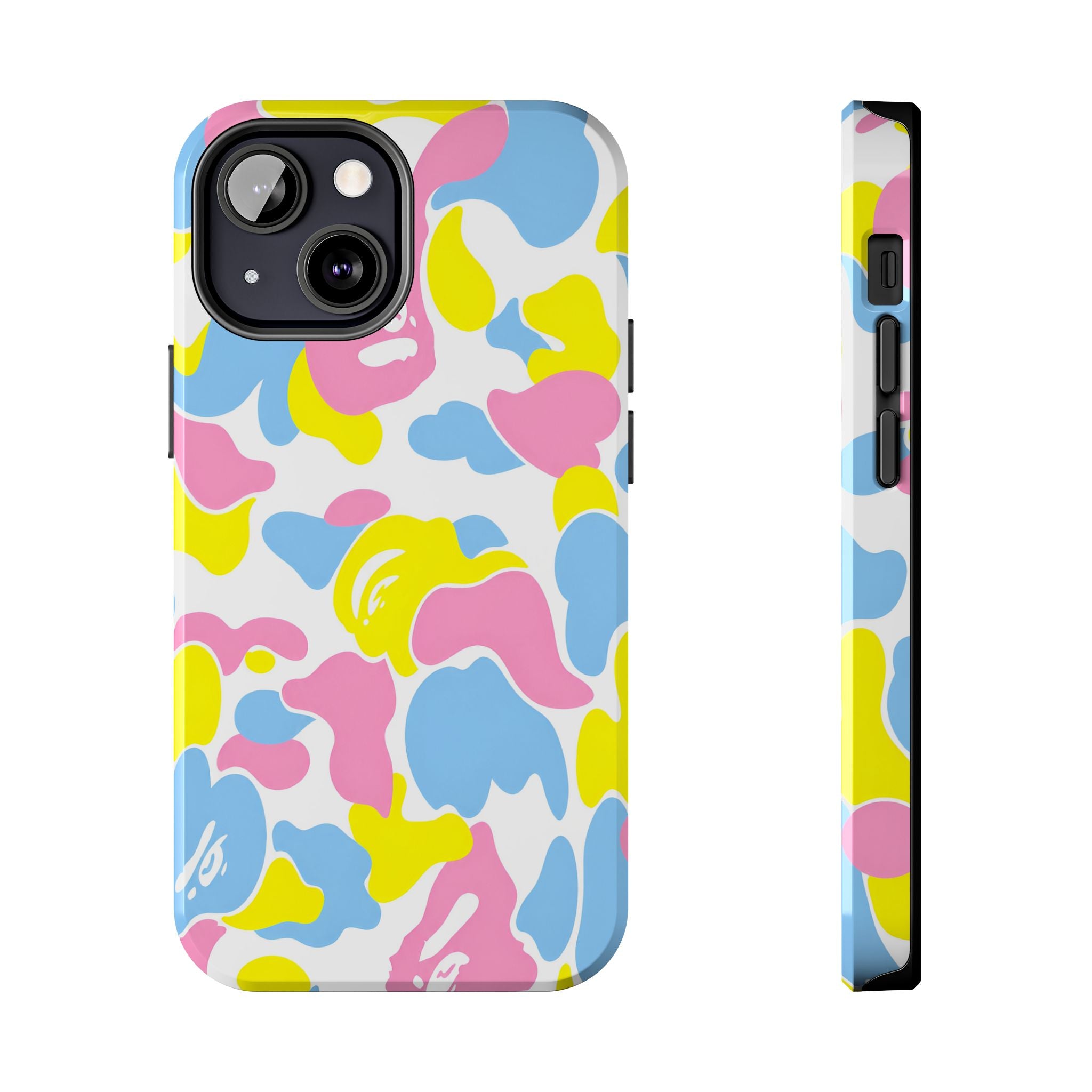 Multicolor Bape Print Phone Case