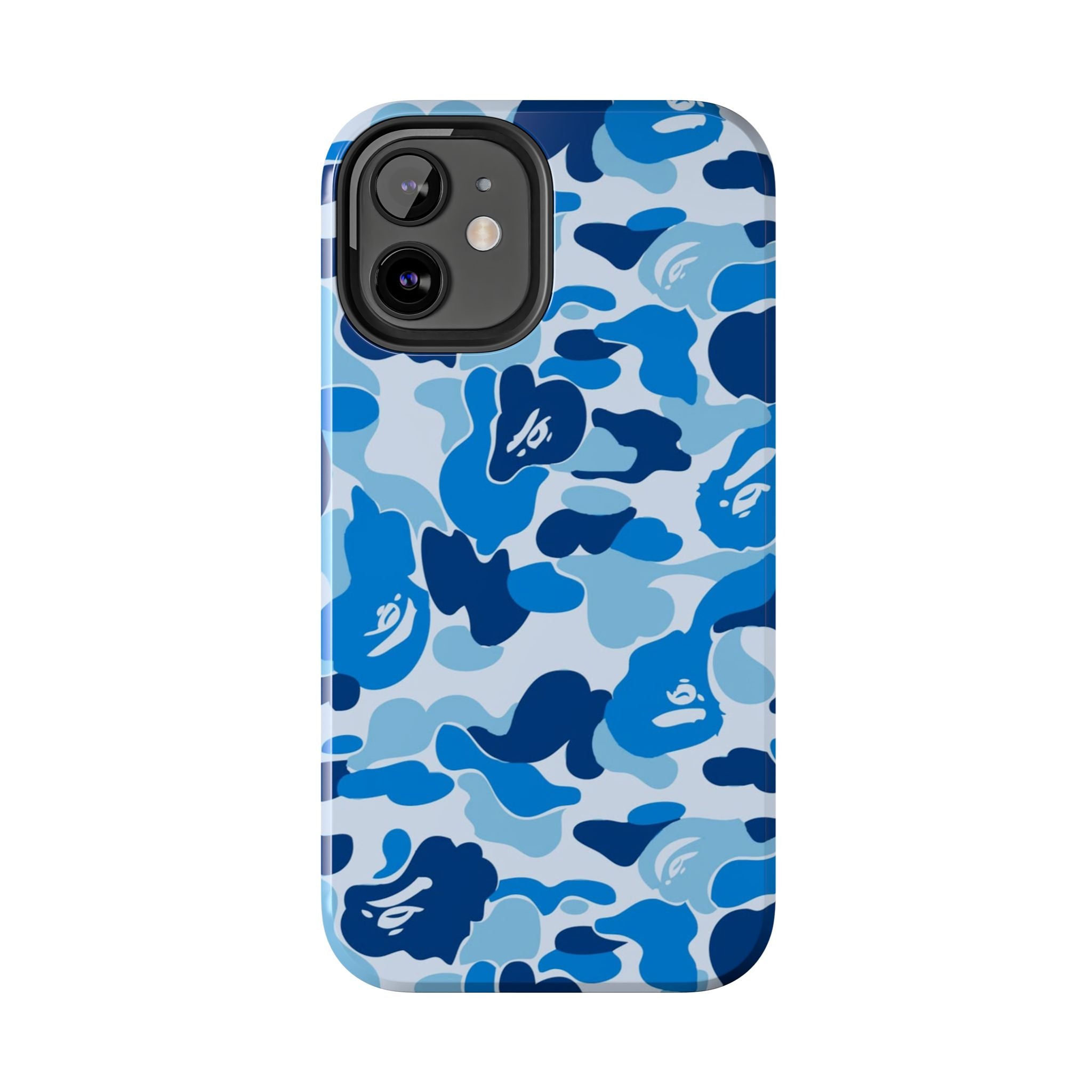 Blue Bape Print Phone Case