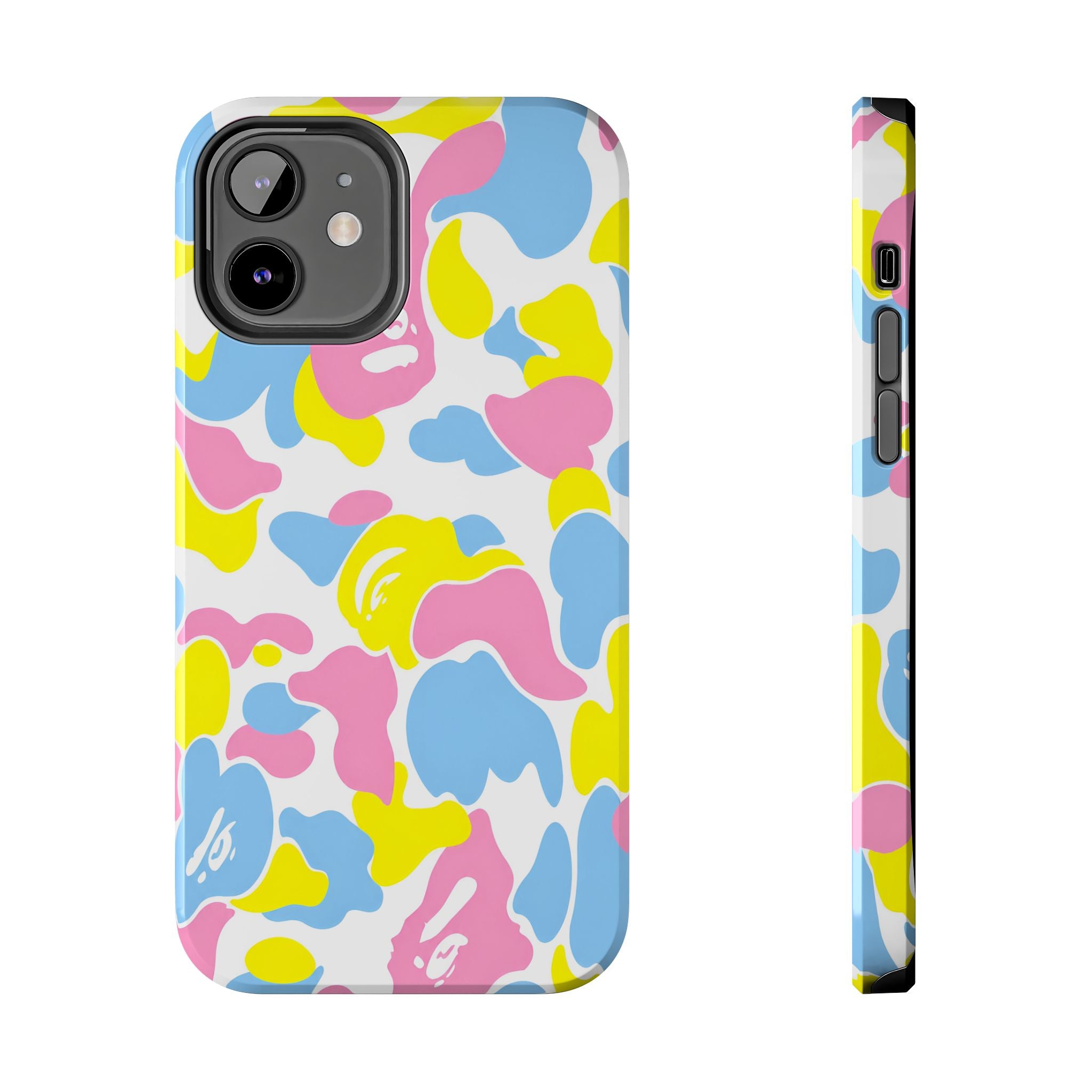 Multicolor Bape Print Phone Case